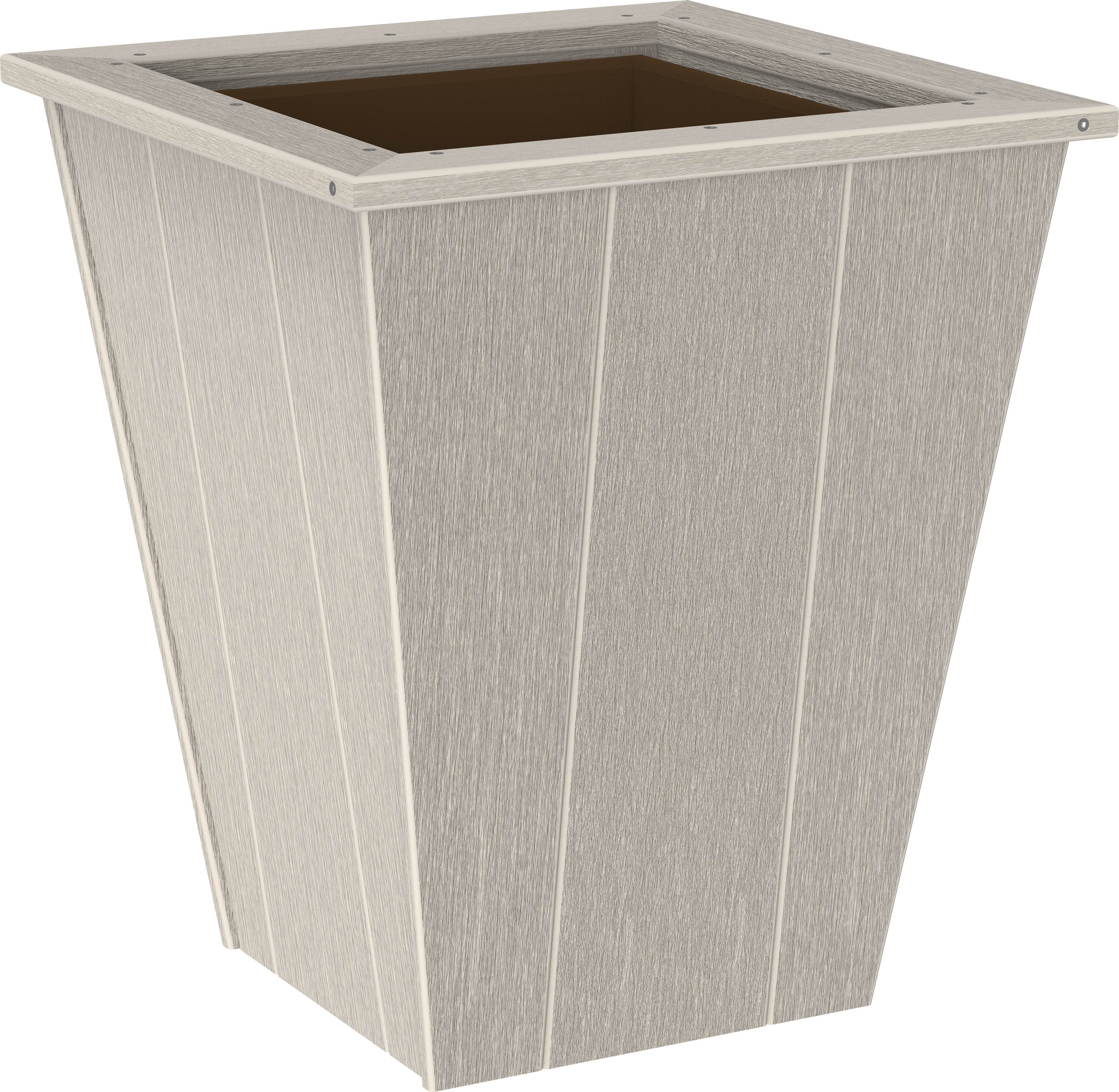 LuxCraft – Elite Planter – Tapered Outdoor Planter with Removable Liner