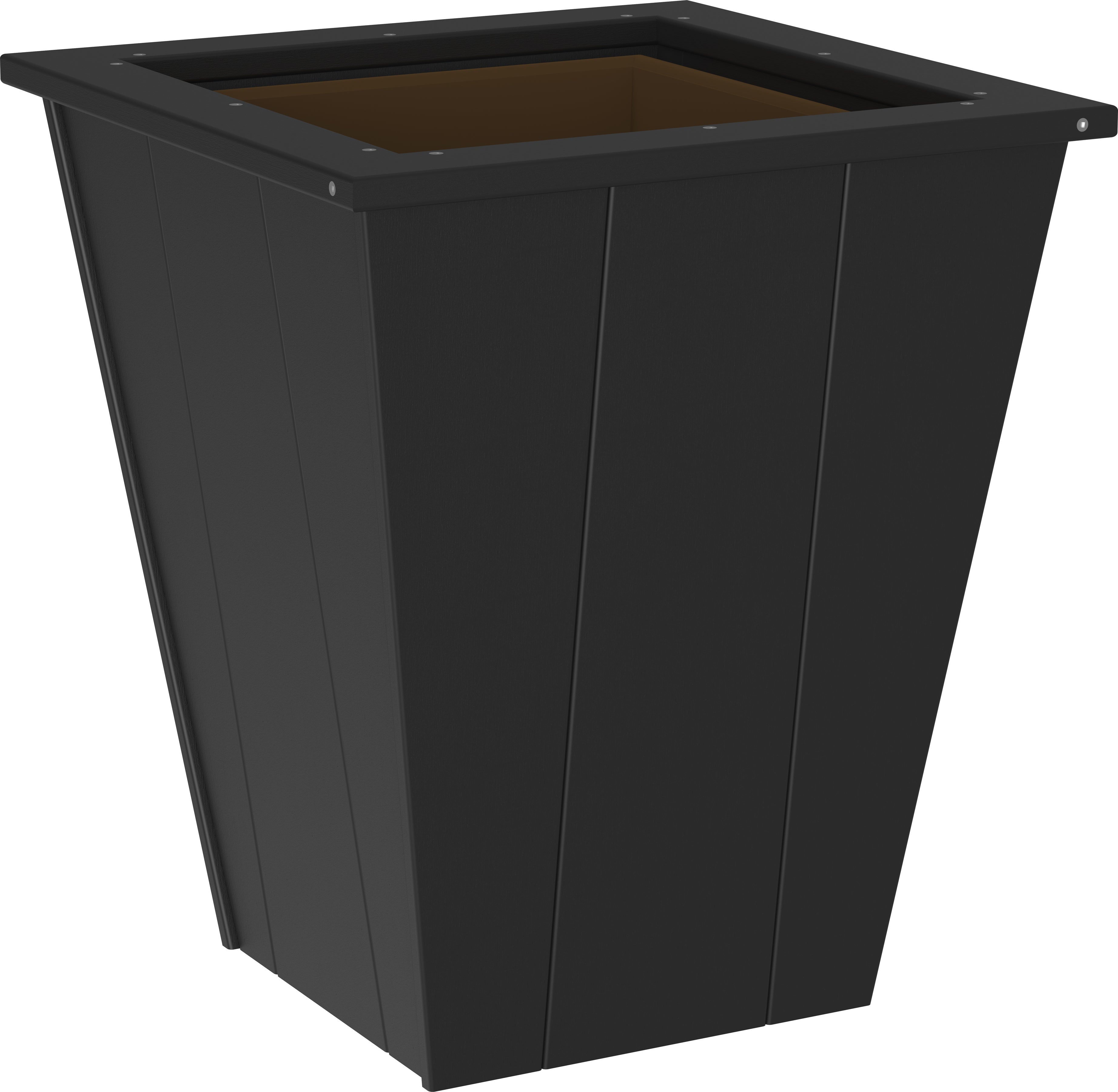 LuxCraft – Elite Planter – Tapered Outdoor Planter with Removable Liner