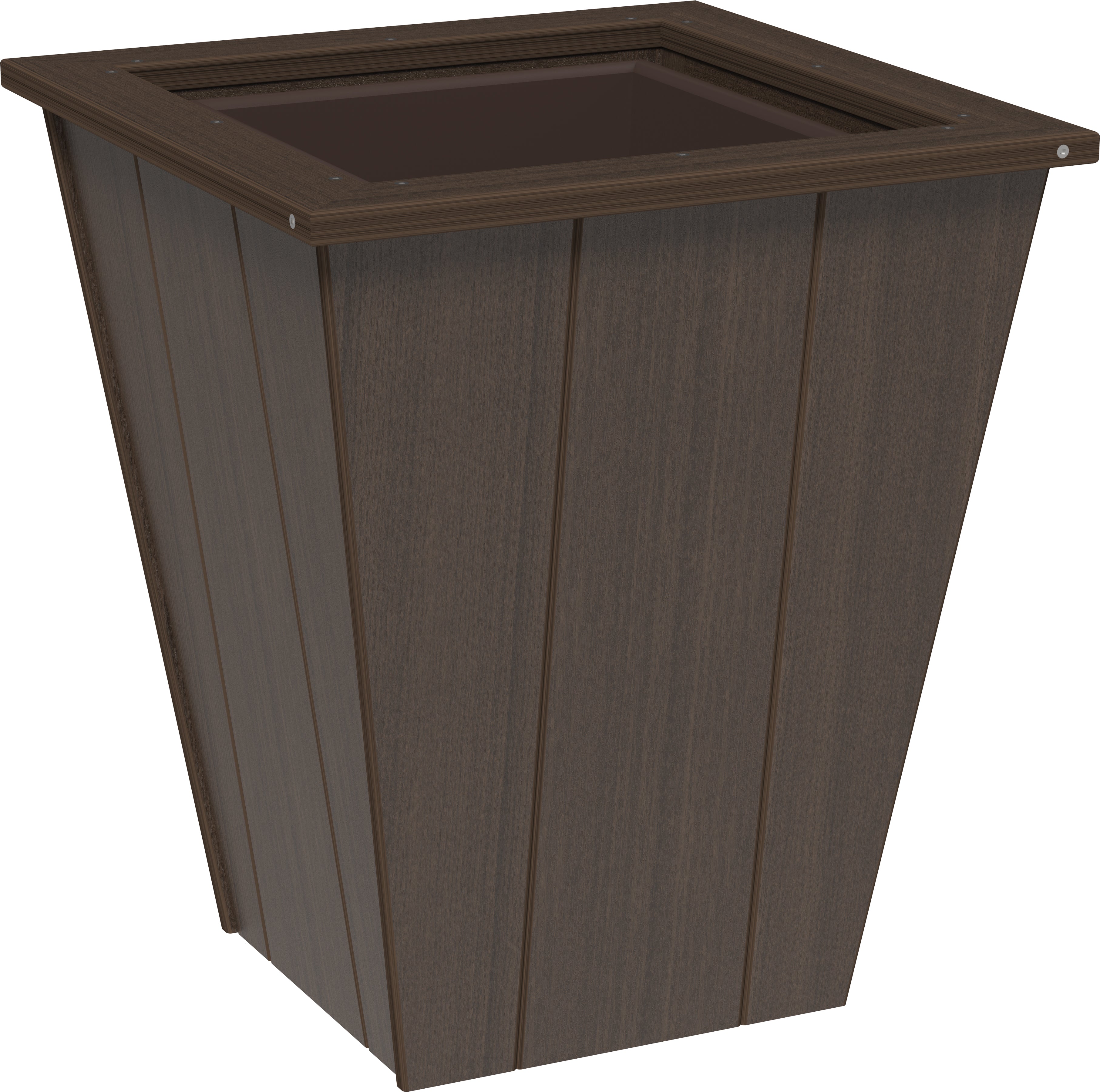 LuxCraft – Elite Planter – Tapered Outdoor Planter with Removable Liner