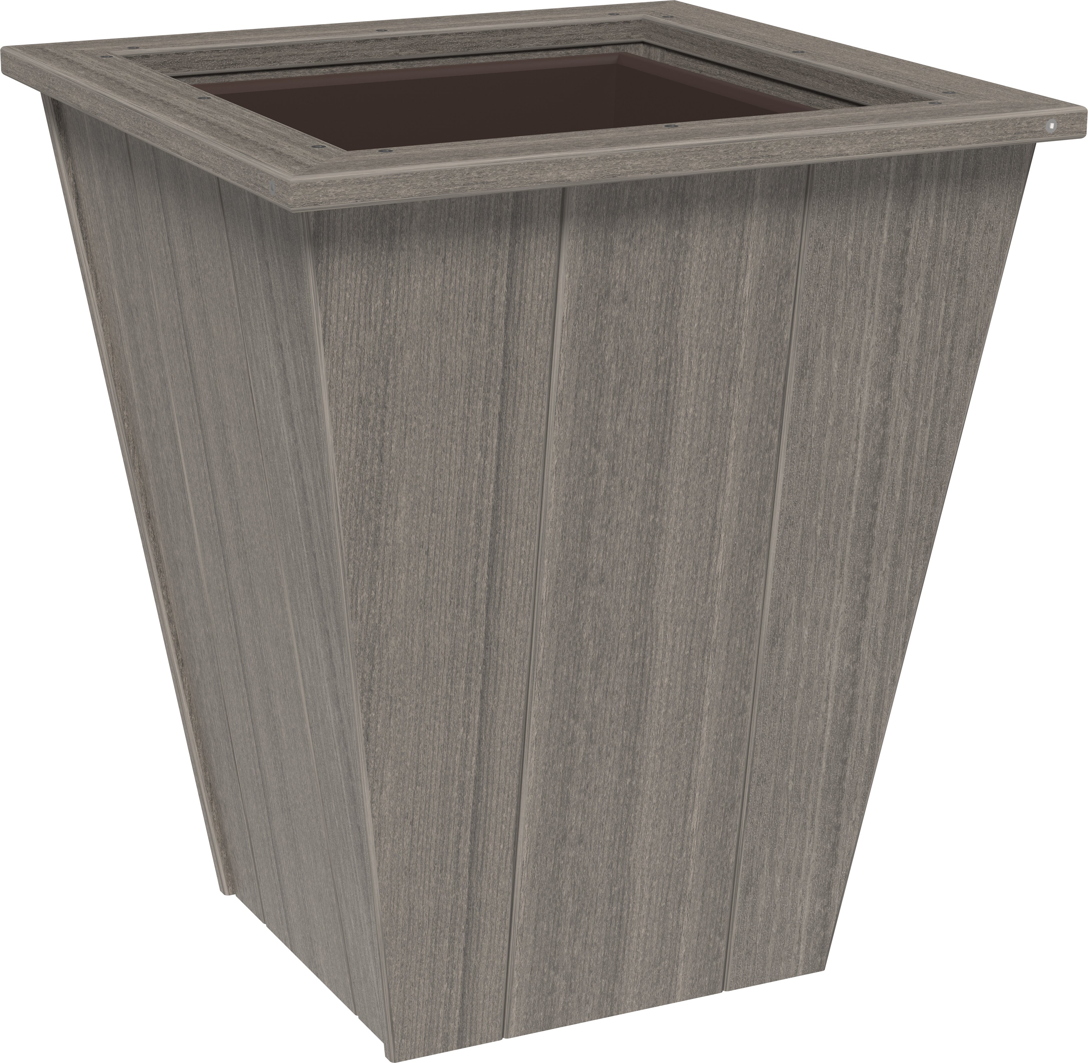 LuxCraft – Elite Planter – Tapered Outdoor Planter with Removable Liner