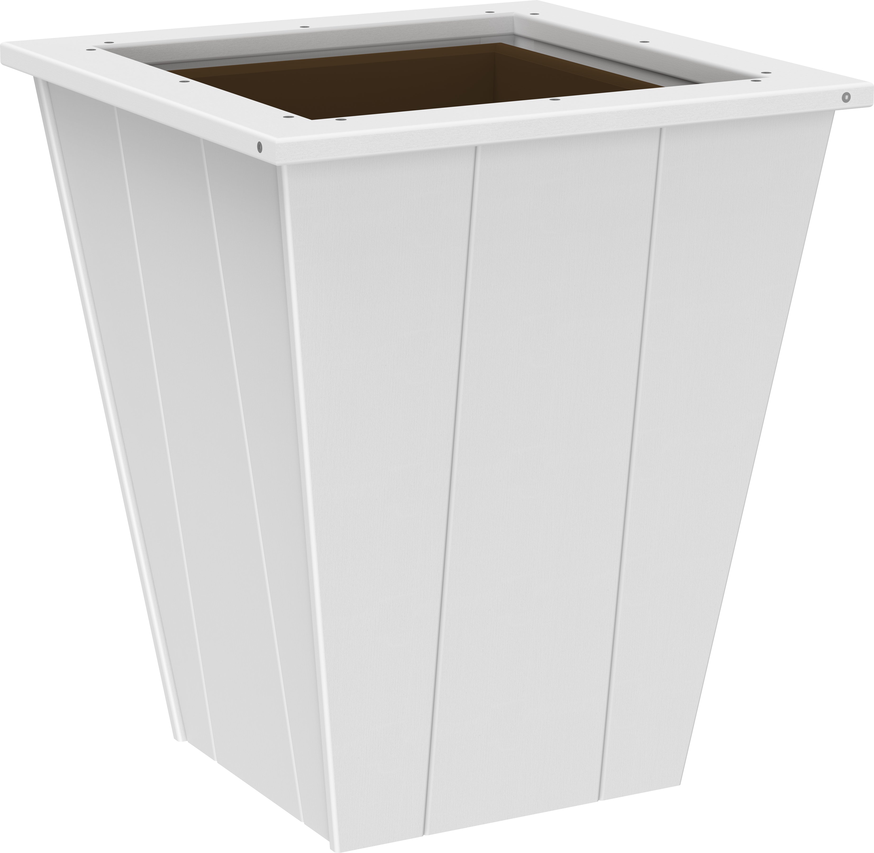 LuxCraft – Elite Planter – Tapered Outdoor Planter with Removable Liner