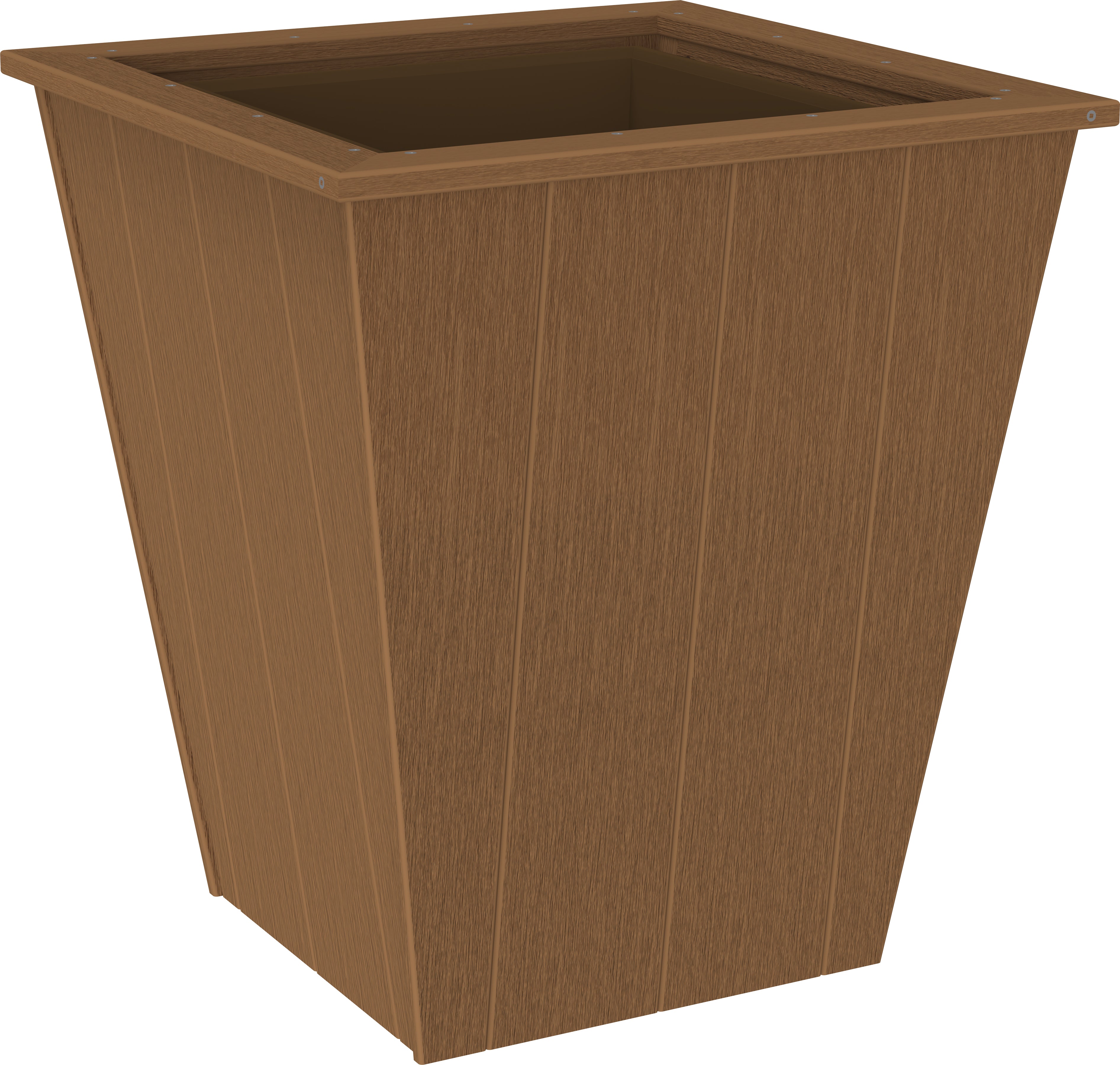 LuxCraft – Elite Planter – Tapered Outdoor Planter with Removable Liner