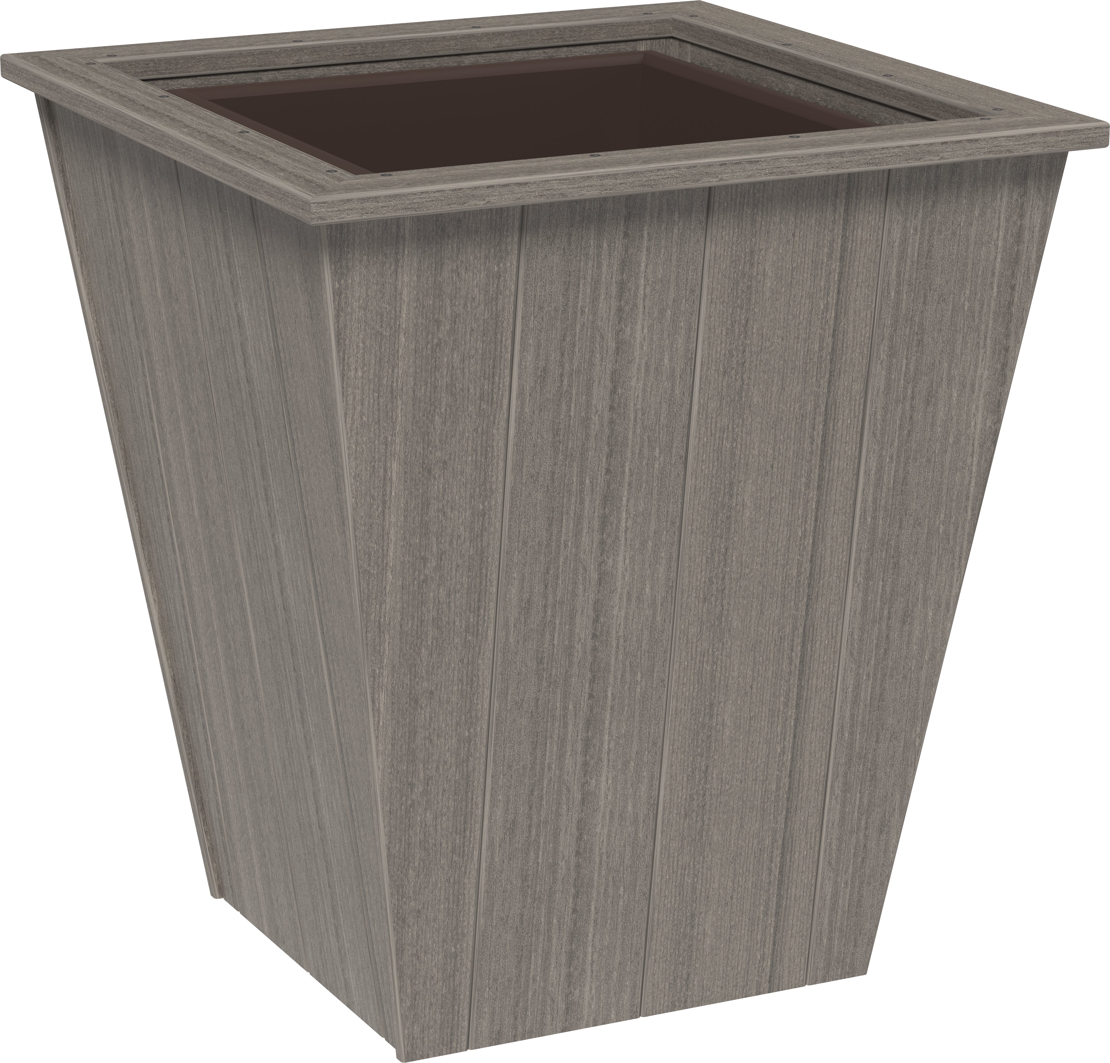 LuxCraft – Elite Planter – Tapered Outdoor Planter with Removable Liner