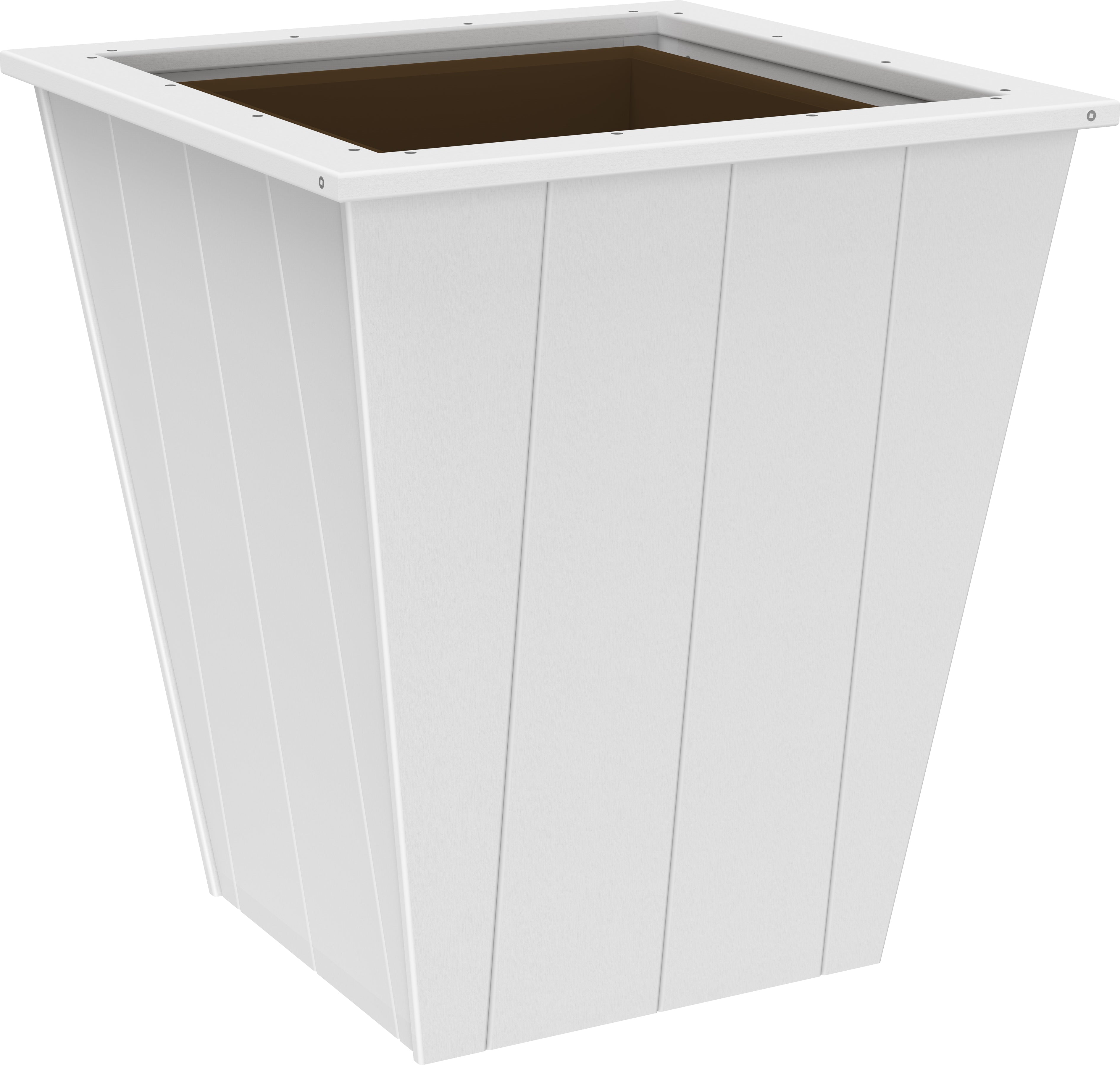 LuxCraft – Elite Planter – Tapered Outdoor Planter with Removable Liner