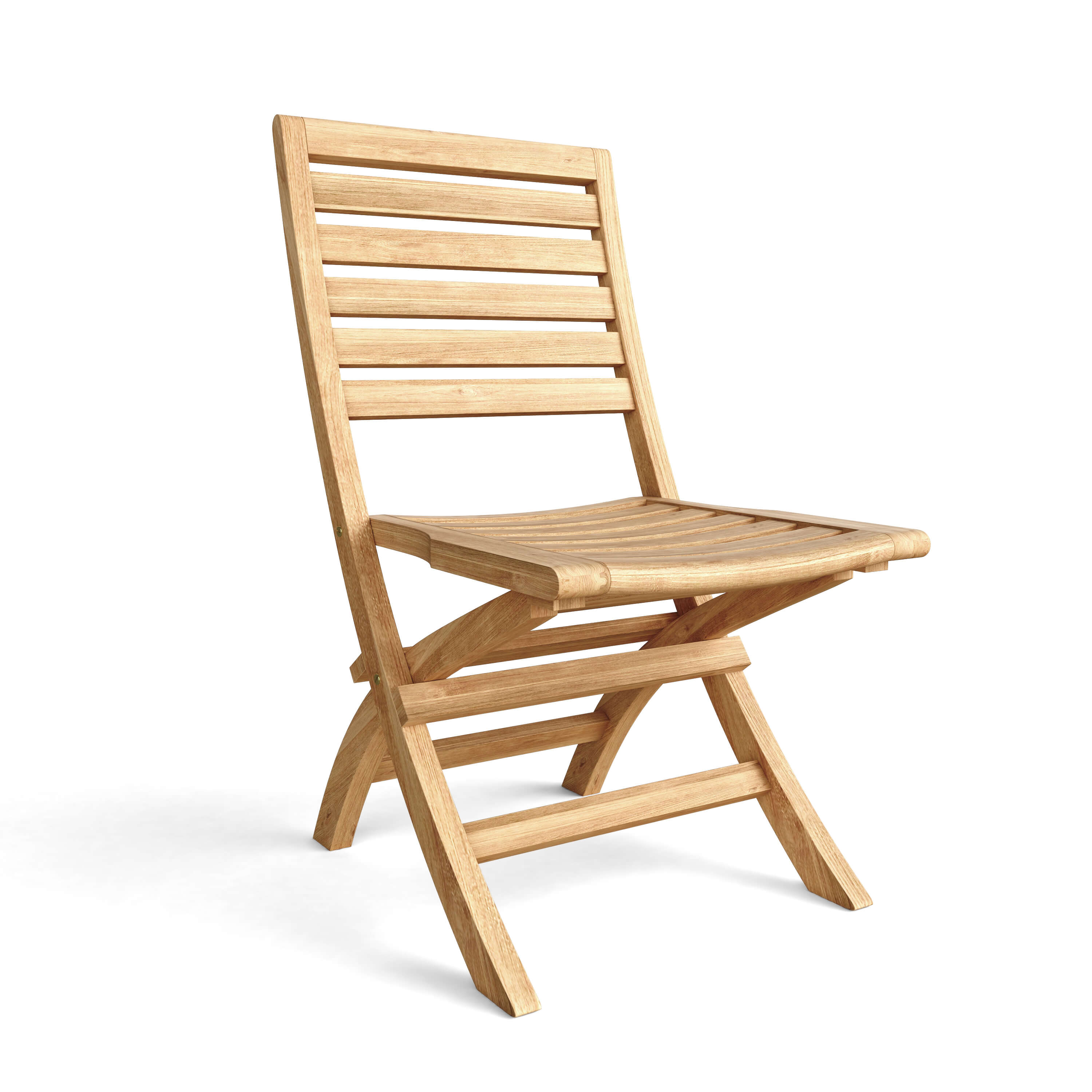Anderson Teak Andrew Folding Chair (2-PC) – Solid Teak Outdoor Seating