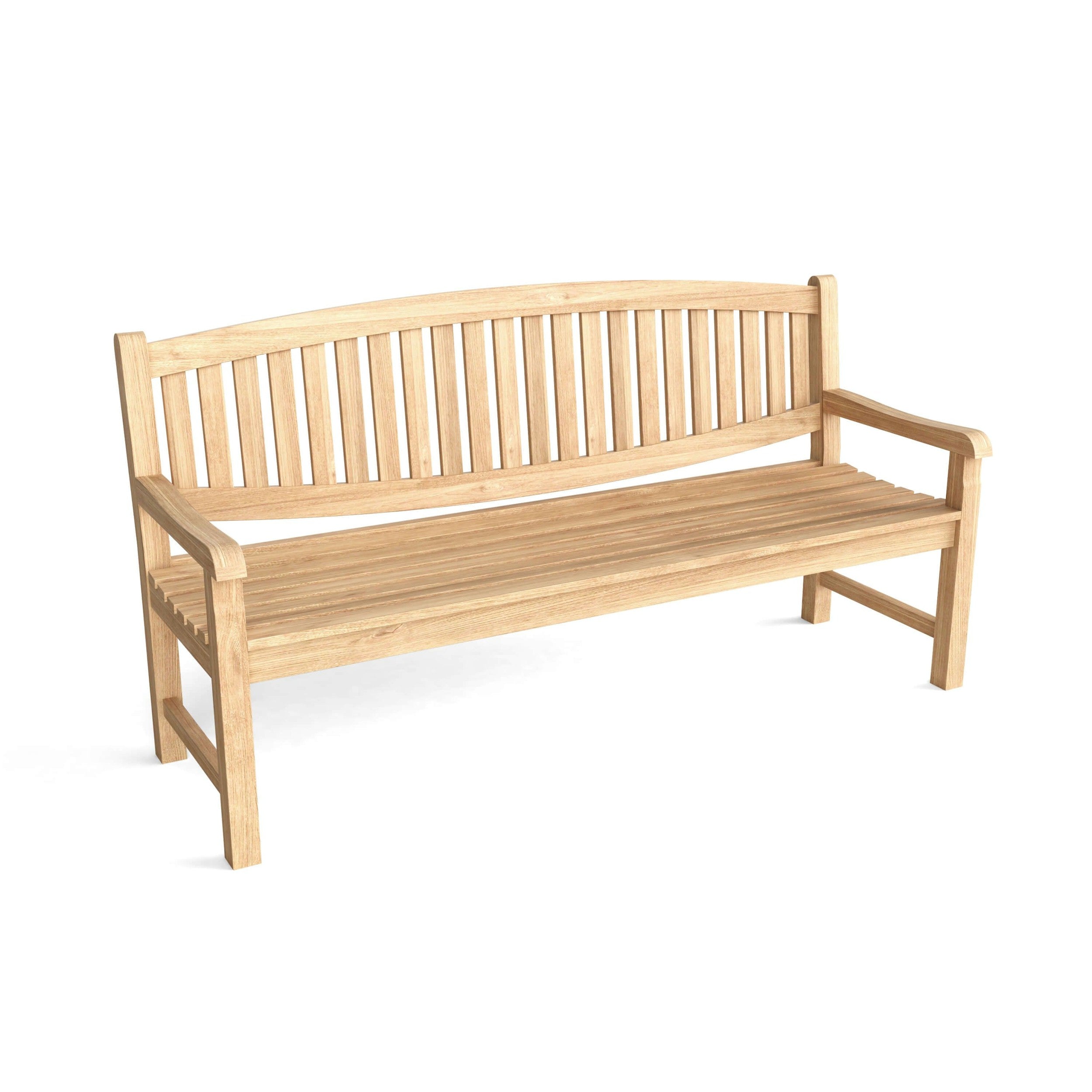 Anderson Teak Kingston 4-Seater Bench – Solid Teak Outdoor Garden Bench