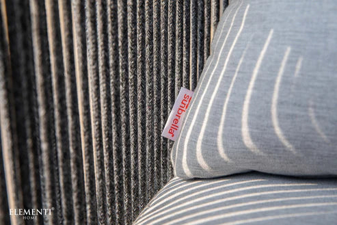 Elementi Capri 32″ Square Aluminum Rope Outdoor Lounge Chair