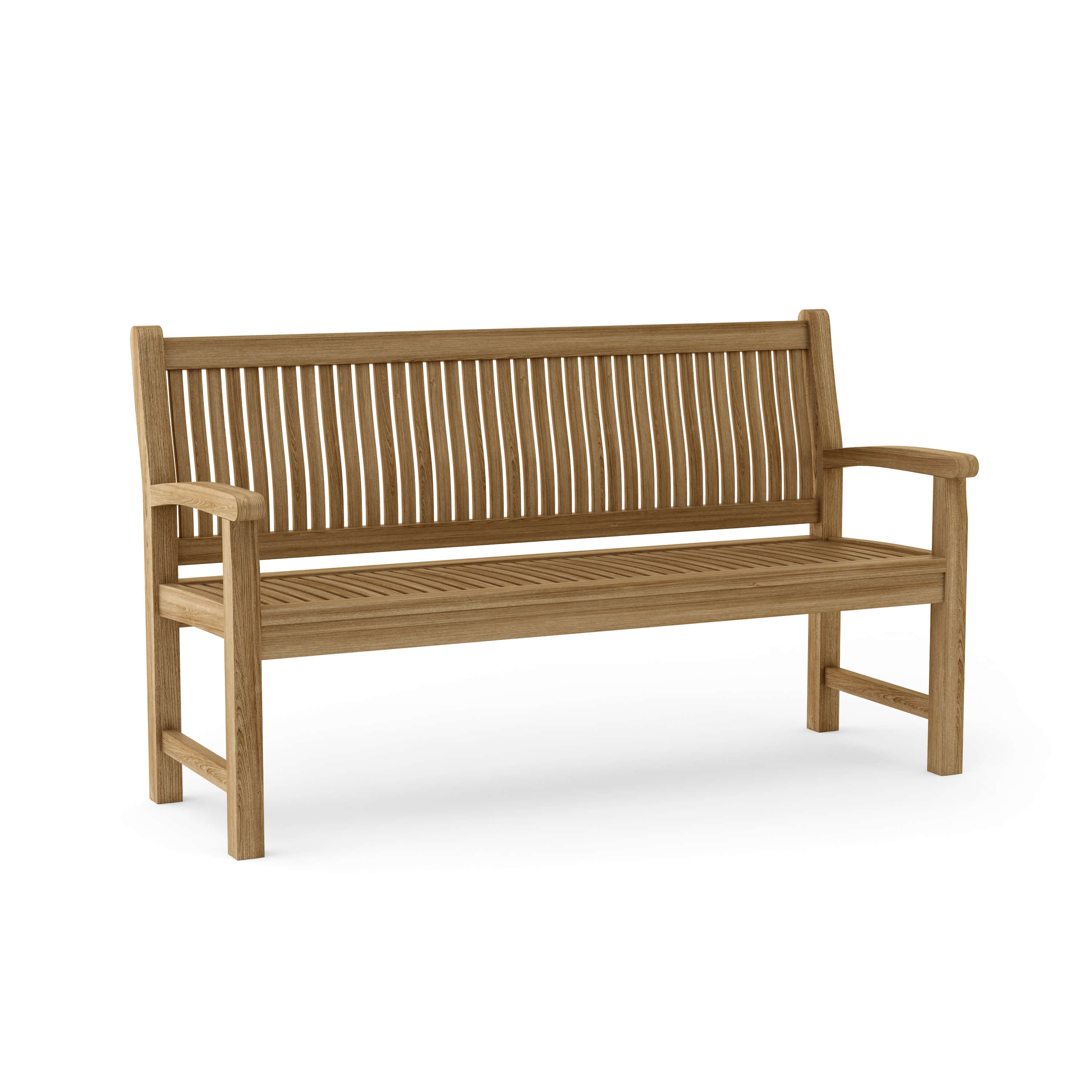 Anderson Teak Sahara 3-Seater Bench – Solid Teak Outdoor Garden Bench