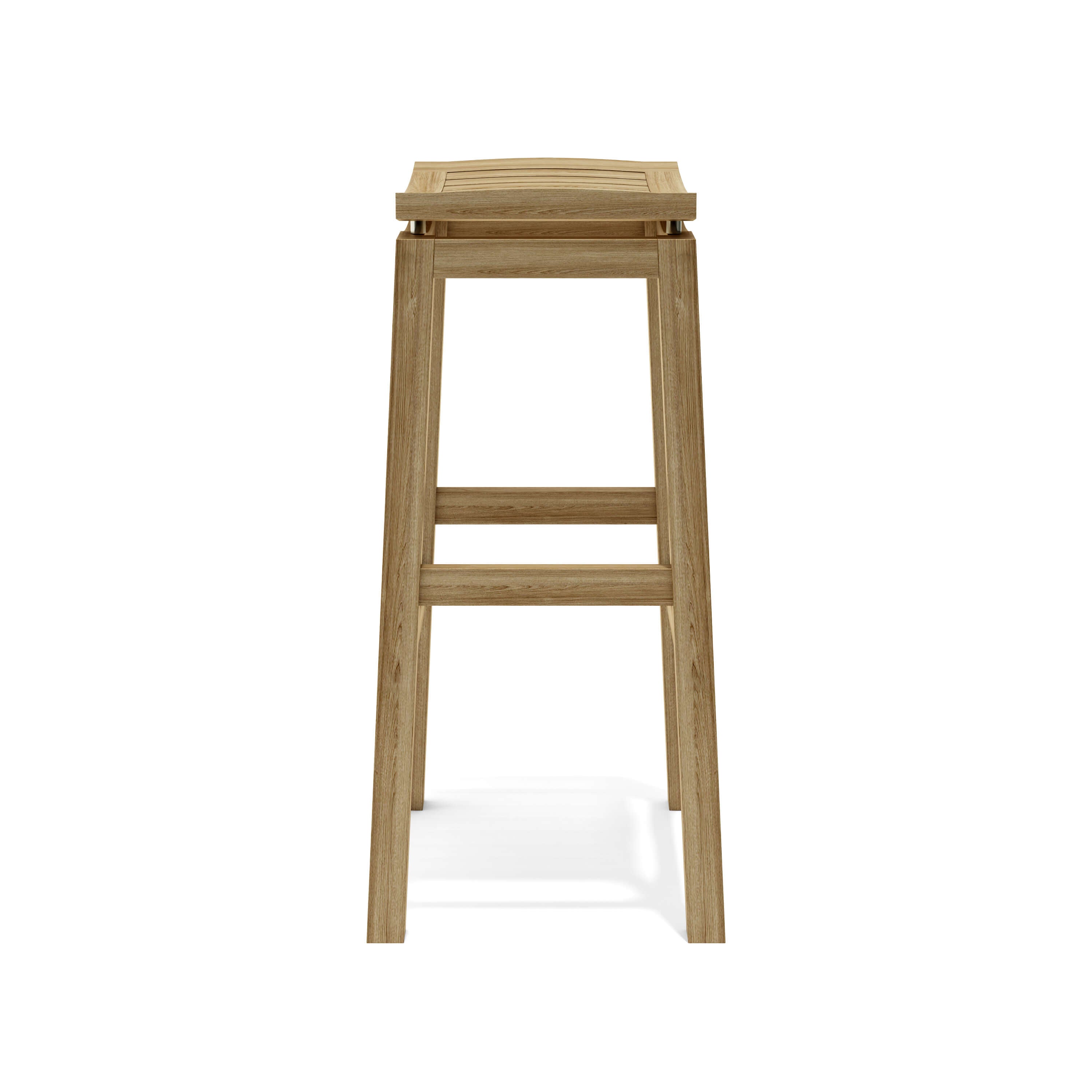 Anderson Teak Winston Backless Bar Chair – Teak Outdoor Bar Stool