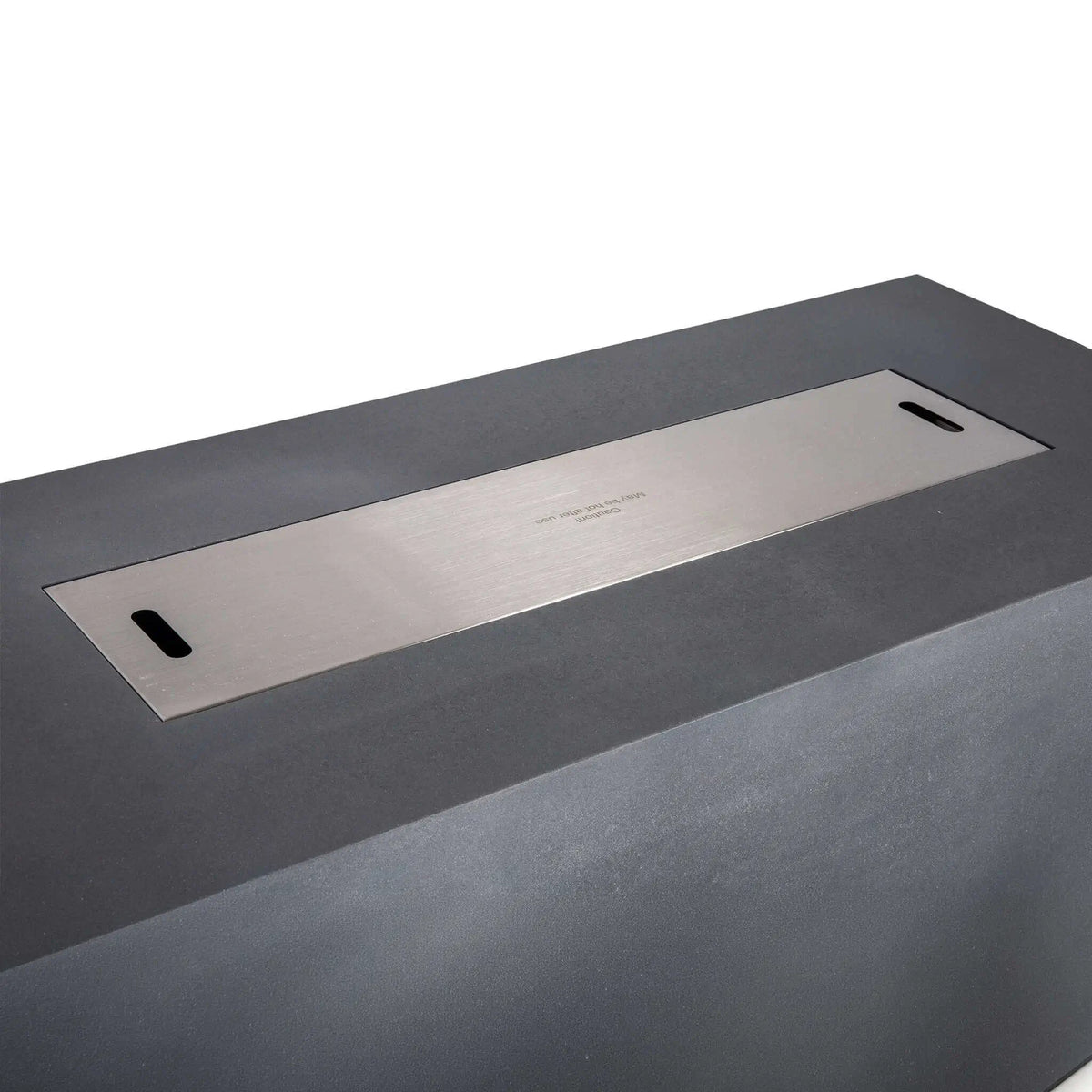 Flame Havens 68" x 30" Rectangle GFRC Concrete Propane Gas Fire Pit with Hidden Tank Drawer