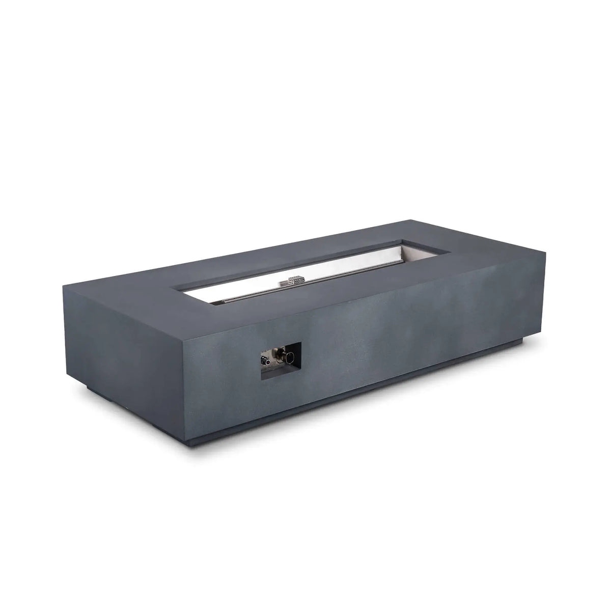 Flame Havens 68" x 30" Rectangle GFRC Concrete Natural Gas Fire Pit
