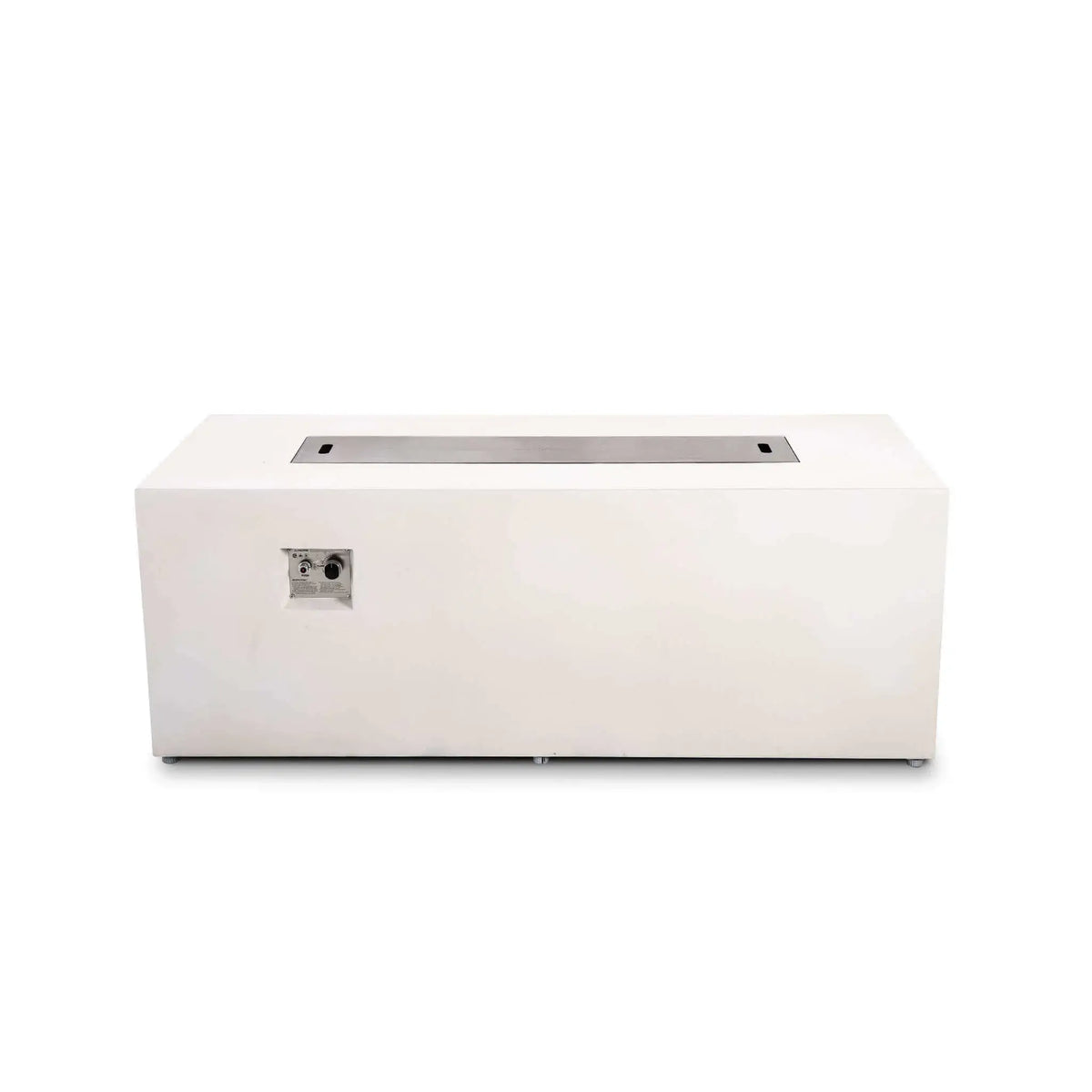 Flame Havens 68" x 30" Rectangle GFRC Concrete Propane Gas Fire Pit with Hidden Tank Drawer