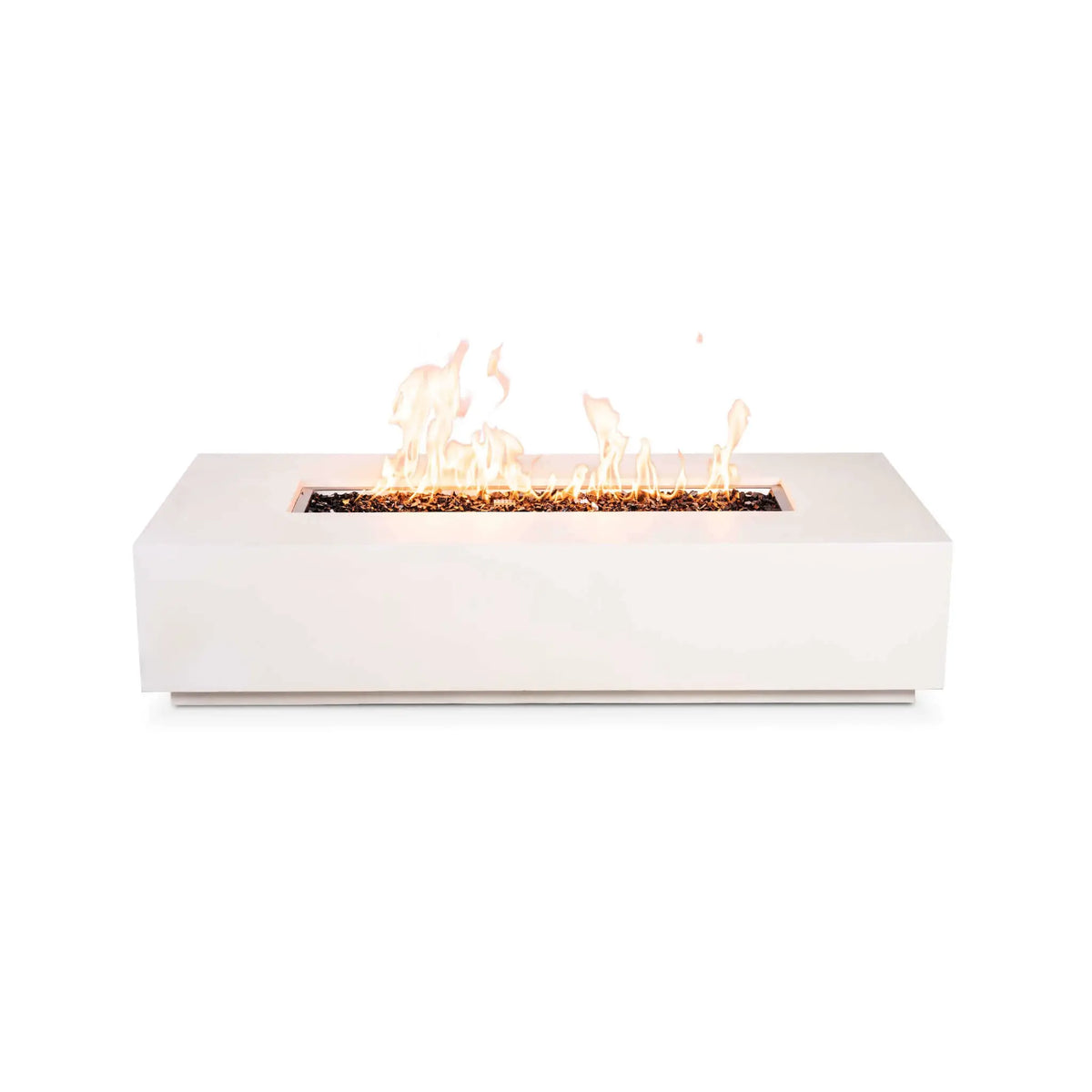 Flame Havens 68" x 30" Rectangle GFRC Concrete Natural Gas Fire Pit