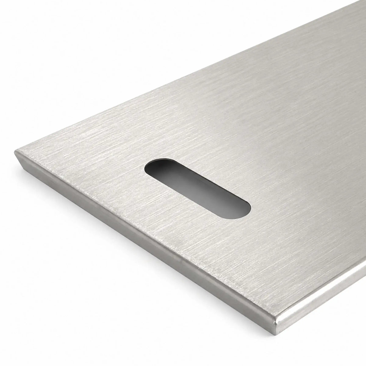 Flame Havens 45" x 11" Stainless Steel Rectangle Burner Cover