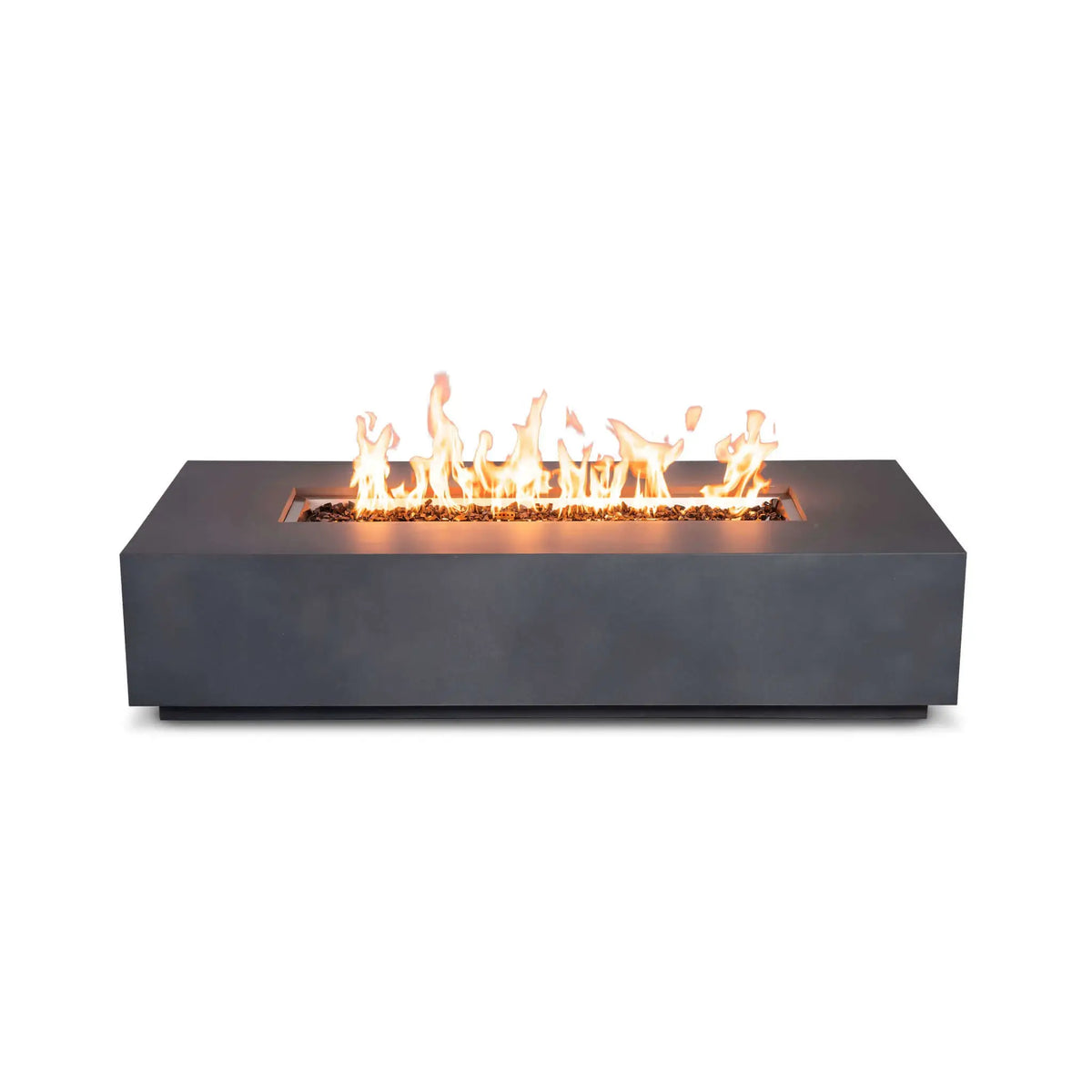 Flame Havens 68" x 30" Rectangle GFRC Concrete Natural Gas Fire Pit