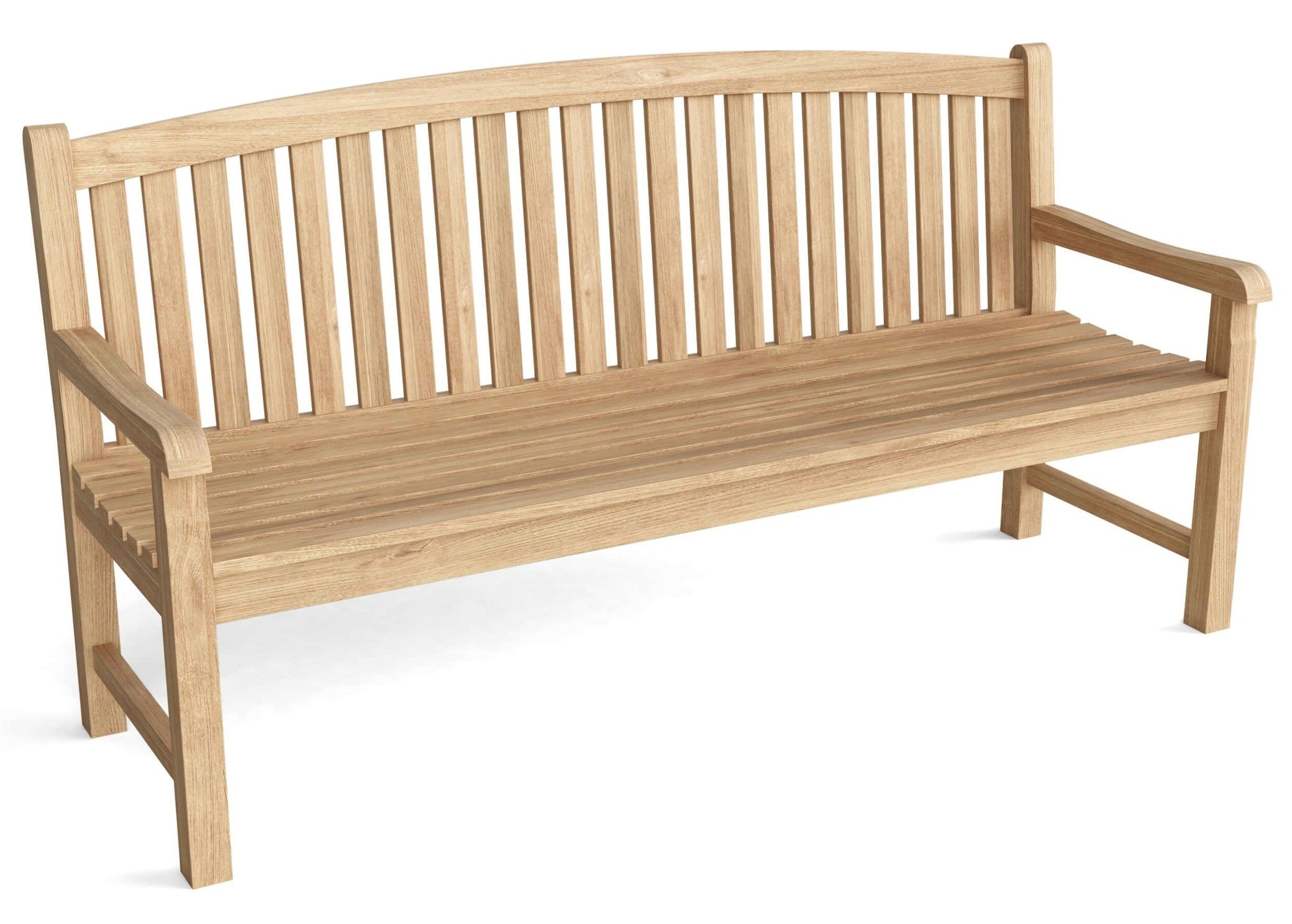 Anderson Teak Chelsea 4-Seater Bench – Solid Teak Outdoor Garden Bench