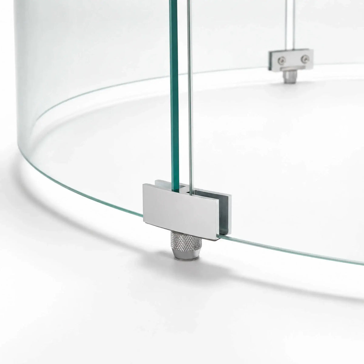 Flame Havens 28" Diameter x 7" Tall Tempered Glass Wind Guard