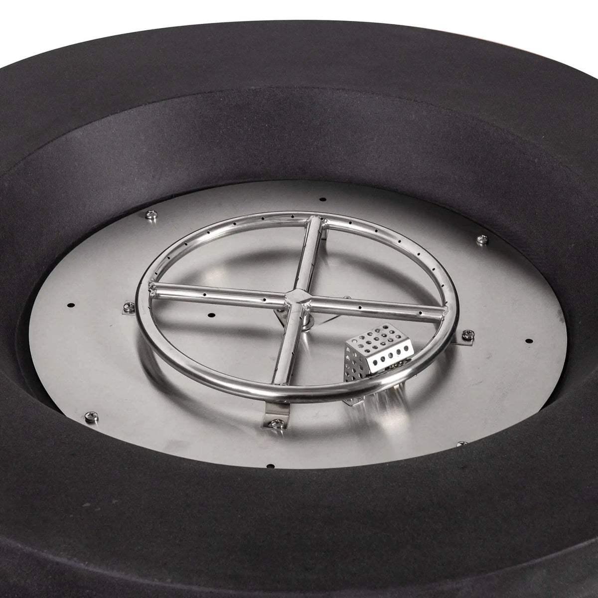 Flame Havens 36” Round Natural Gas GFRC Fire Pit