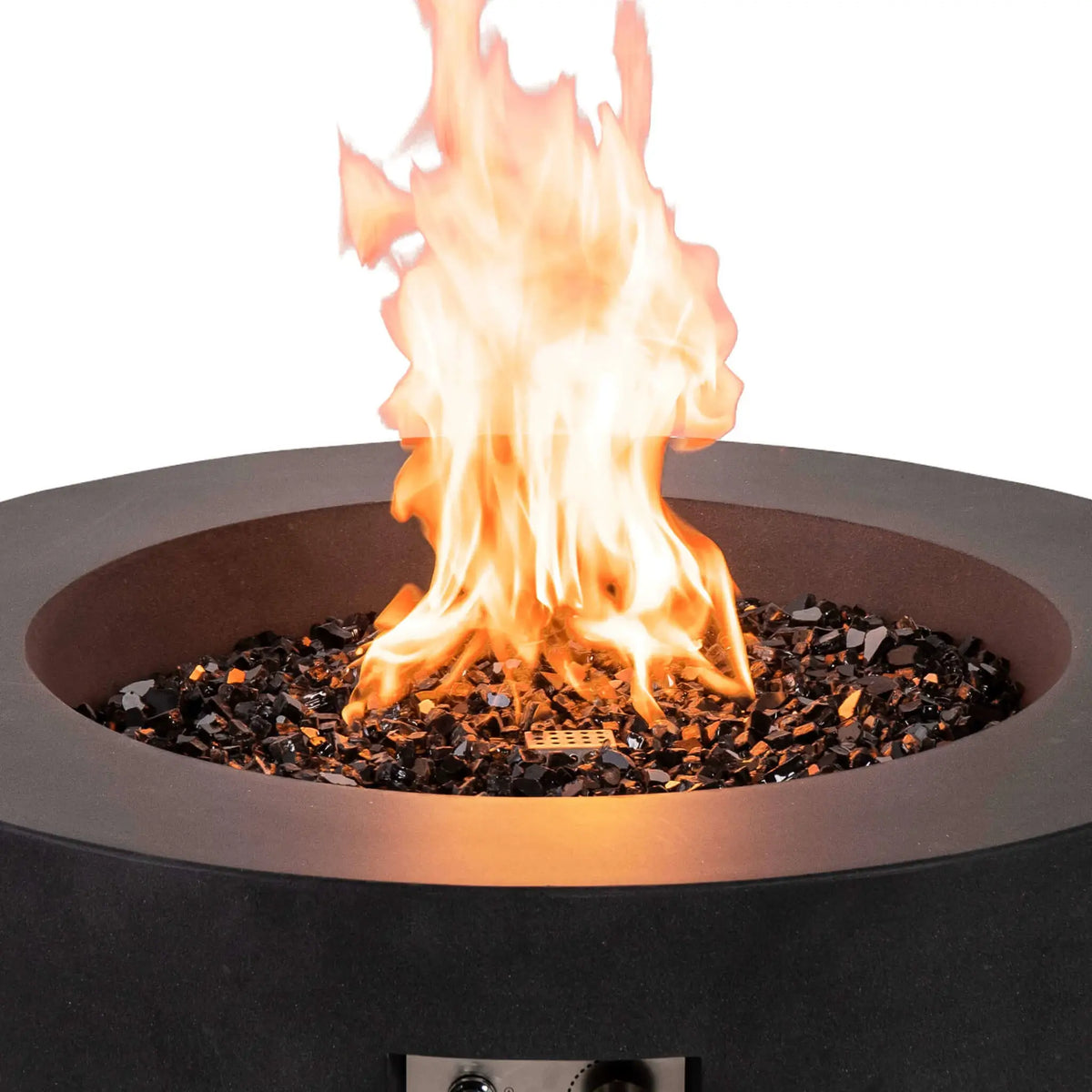 Flame Havens 36” Round Natural Gas GFRC Fire Pit