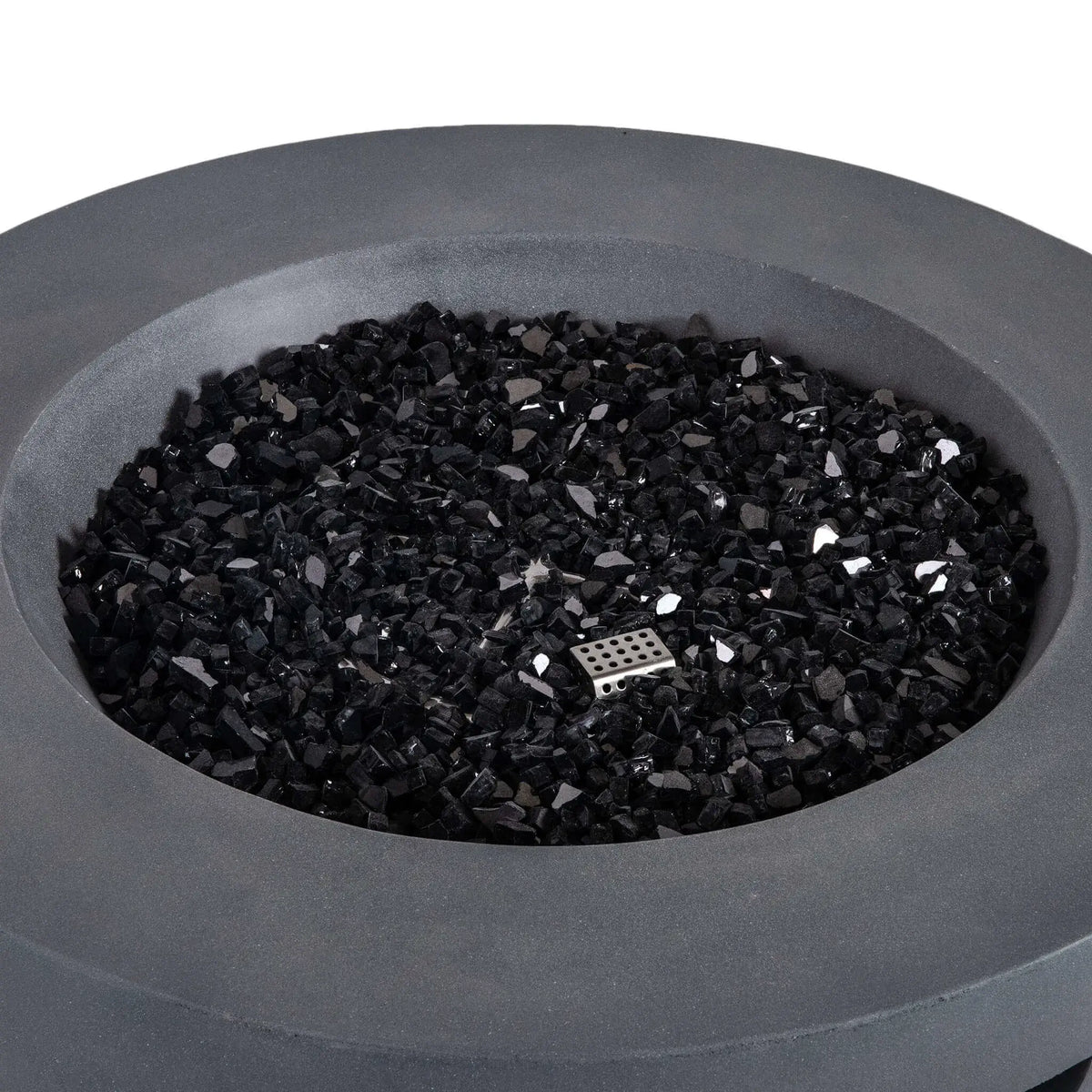 Flame Havens 36” Round Natural Gas GFRC Fire Pit