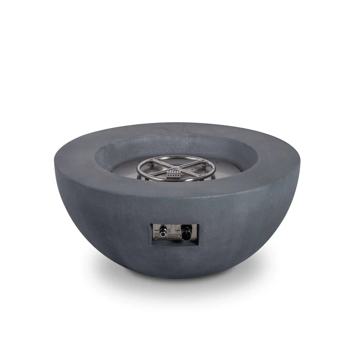 Flame Havens 36” Round Natural Gas GFRC Fire Pit