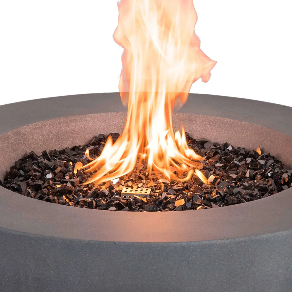 Flame Havens 36” Round Natural Gas GFRC Fire Pit