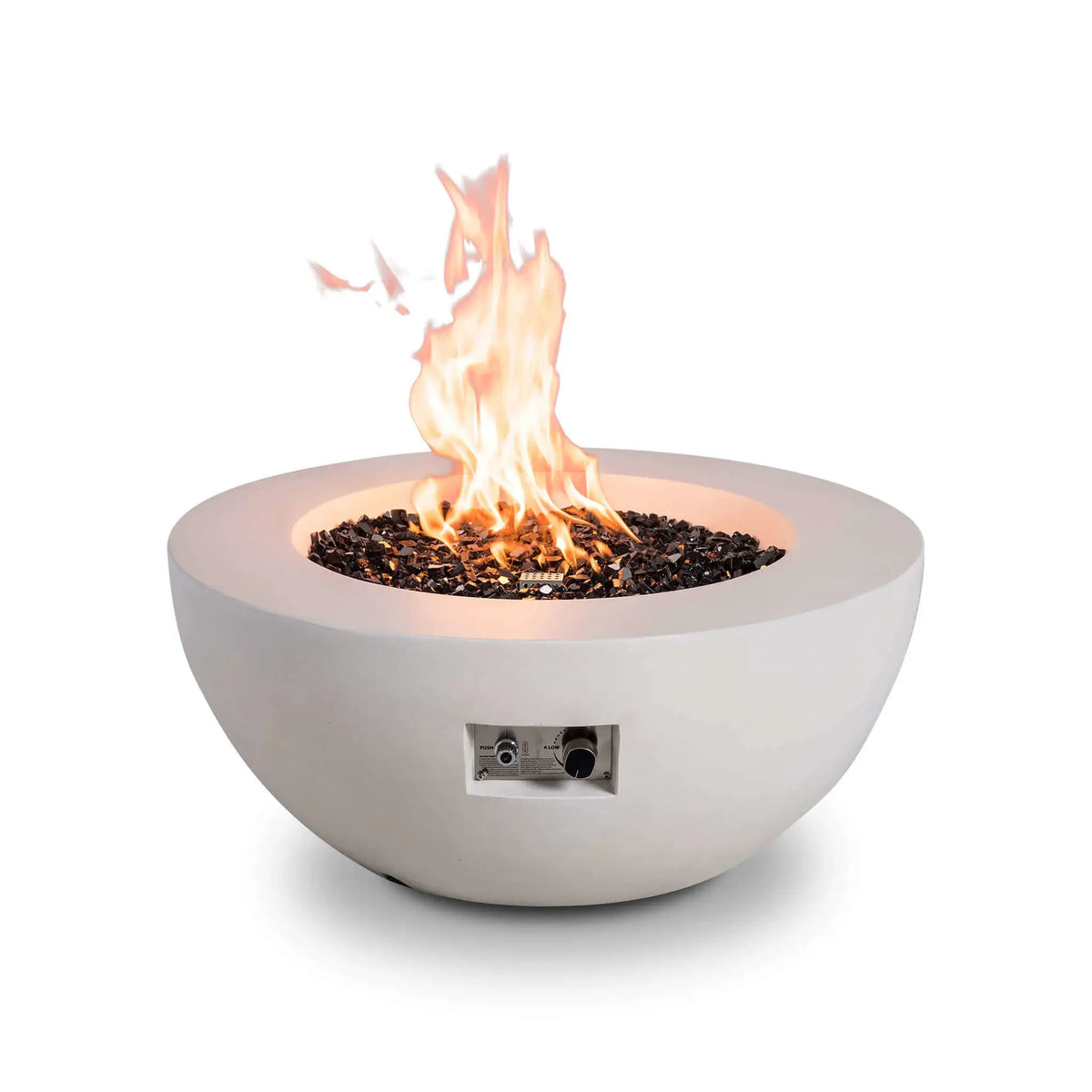 Flame Havens 36” Round Natural Gas GFRC Fire Pit