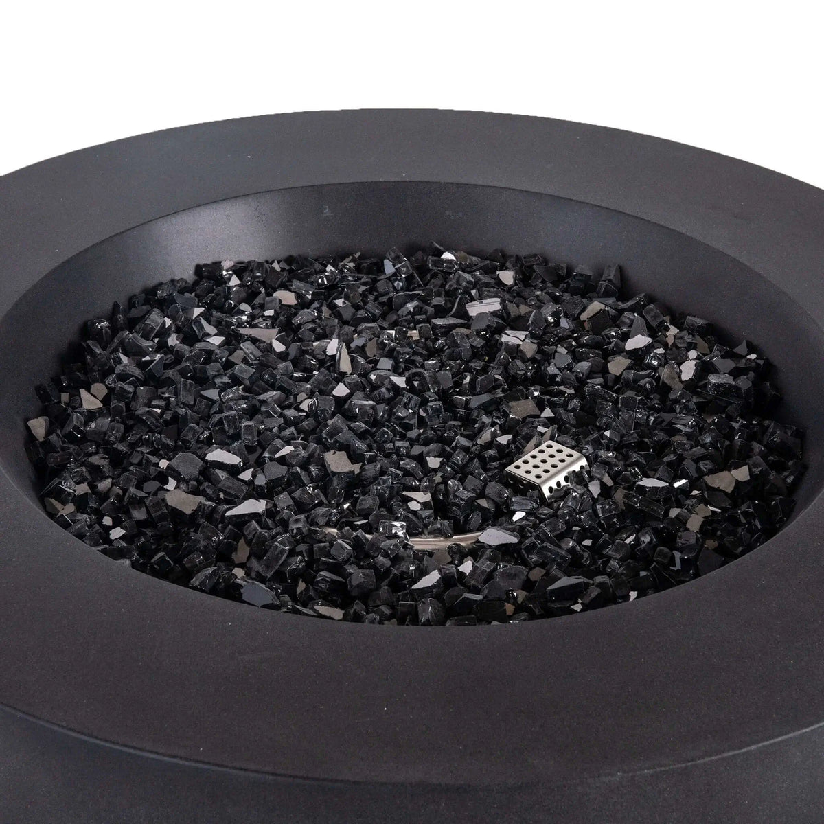 Flame Havens 36” Round Propane Gas GFRC Fire Pit