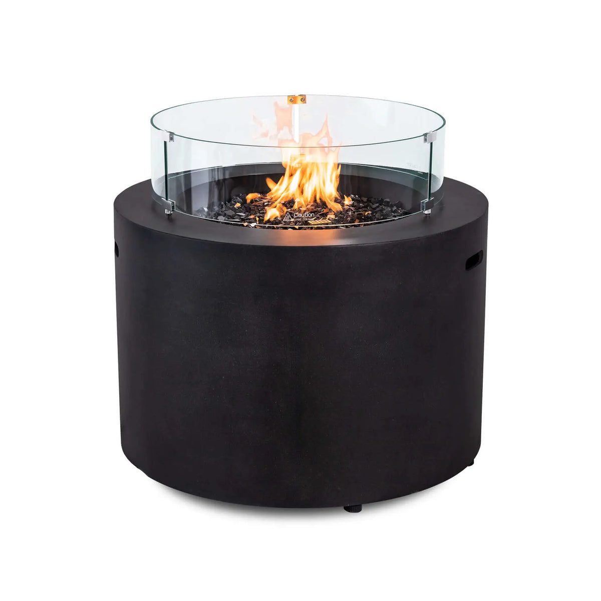 Flame Havens 28" Diameter x 7" Tall Tempered Glass Wind Guard