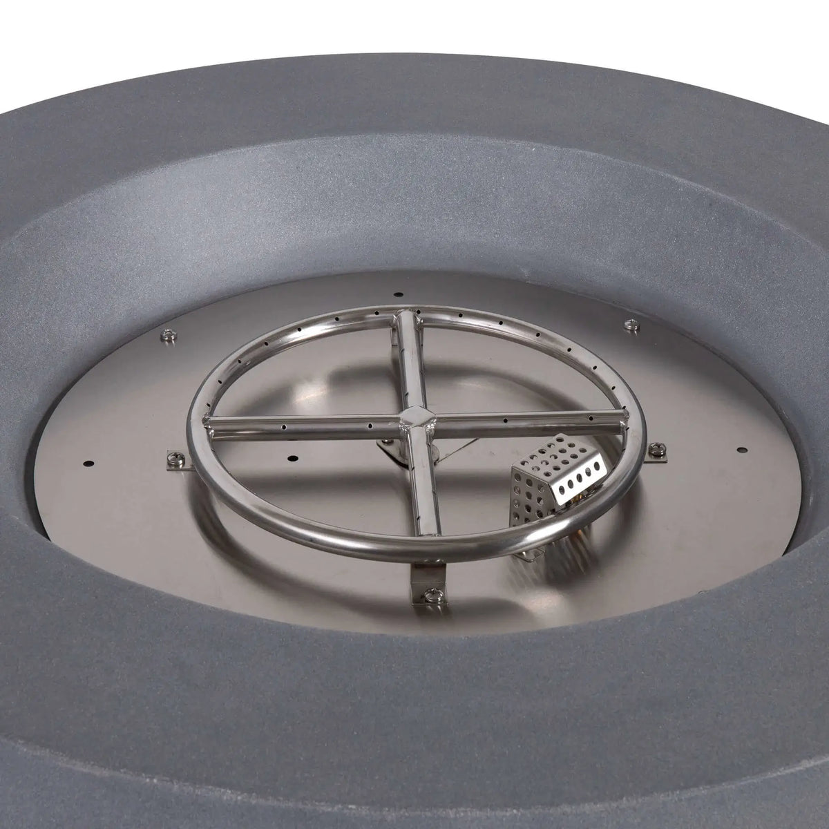 Flame Havens 36” Round Propane Gas GFRC Fire Pit