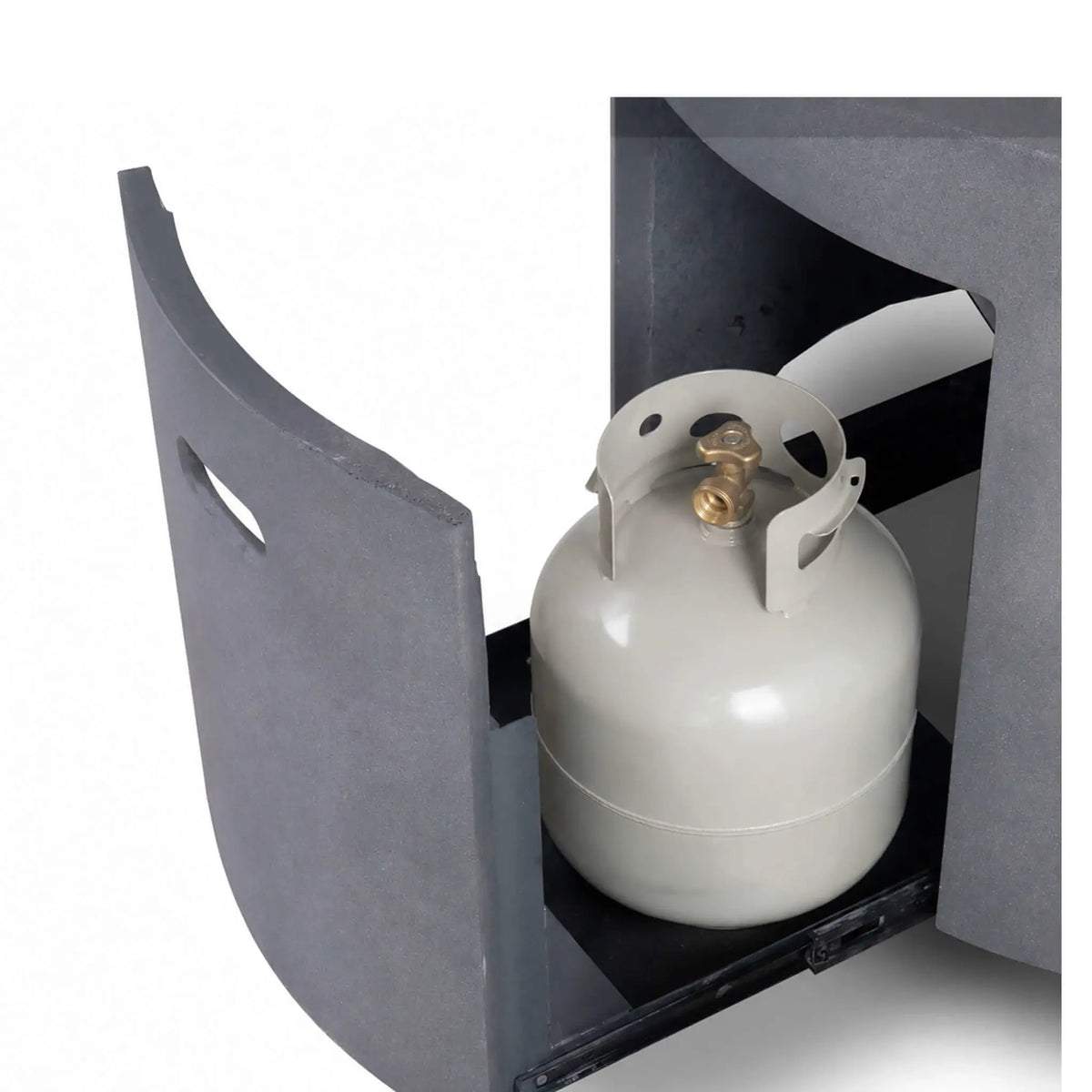 Flame Havens 36” Round Propane Gas GFRC Fire Pit