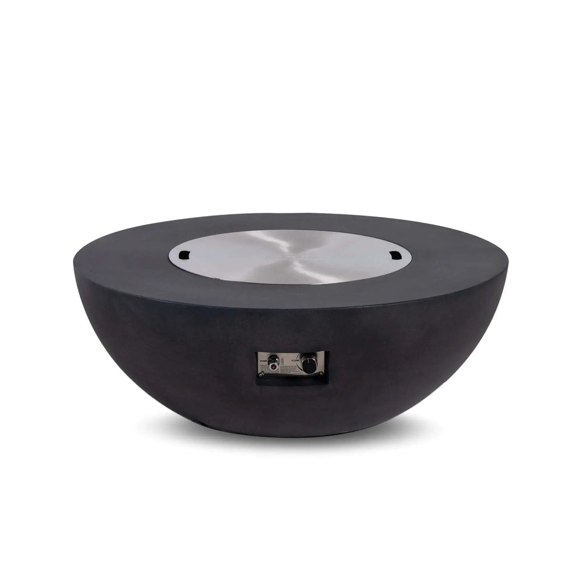Flame Havens 43" Round GFRC Concrete Natural Gas Fire Pit