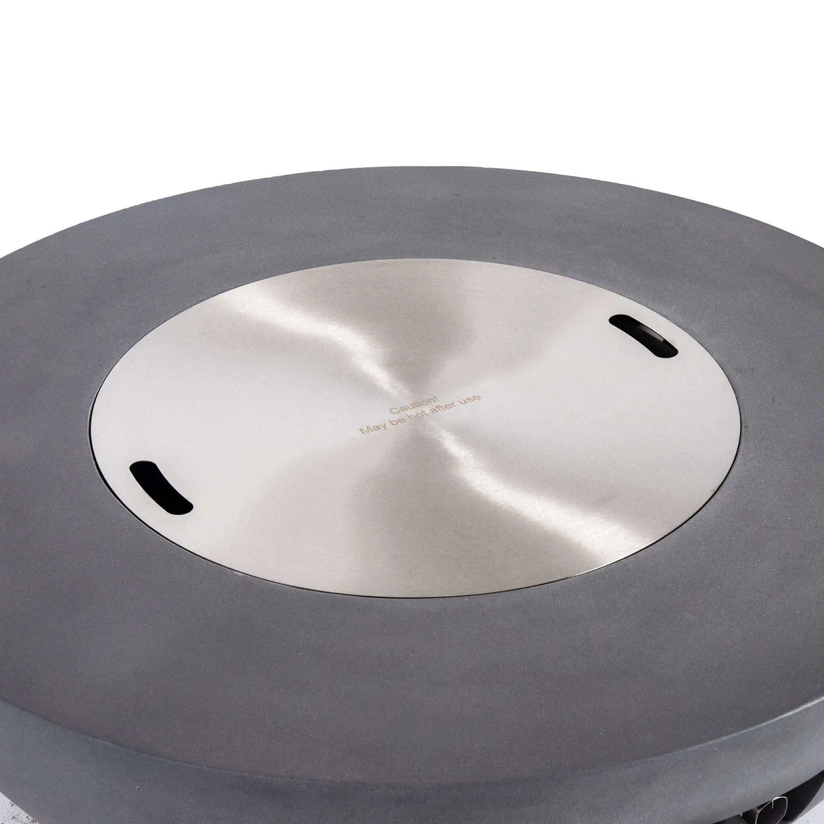 Flame Havens 43" Round GFRC Concrete Natural Gas Fire Pit