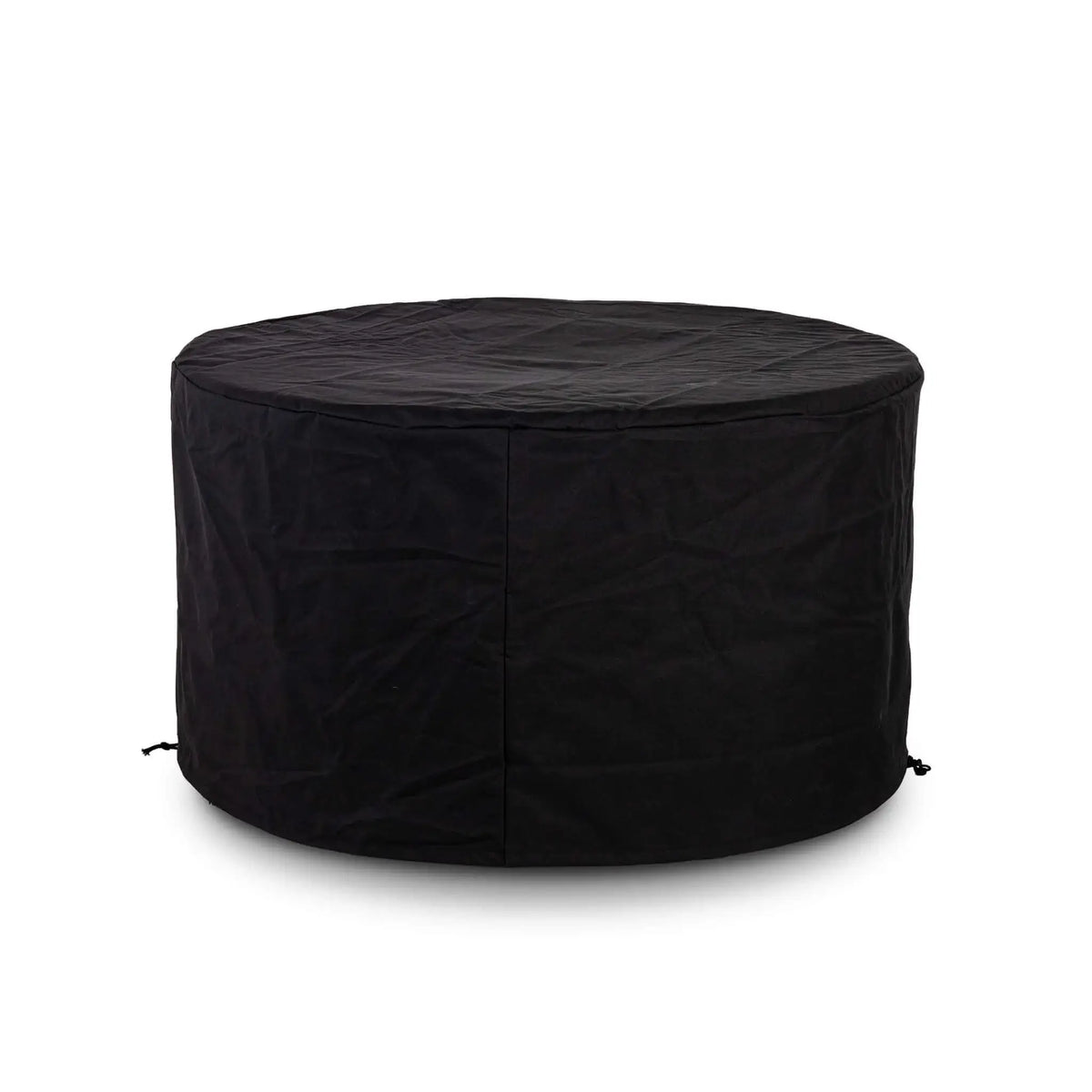 Flame Havens 43" Round GFRC Concrete Propane Gas Fire Pit with Hidden Tank Drawer