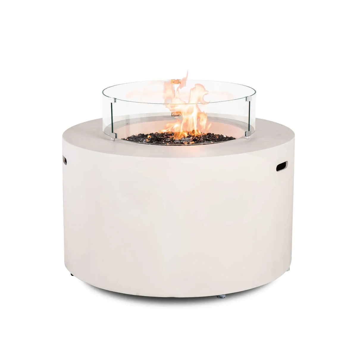 Flame Havens 28" Diameter x 7" Tall Tempered Glass Wind Guard