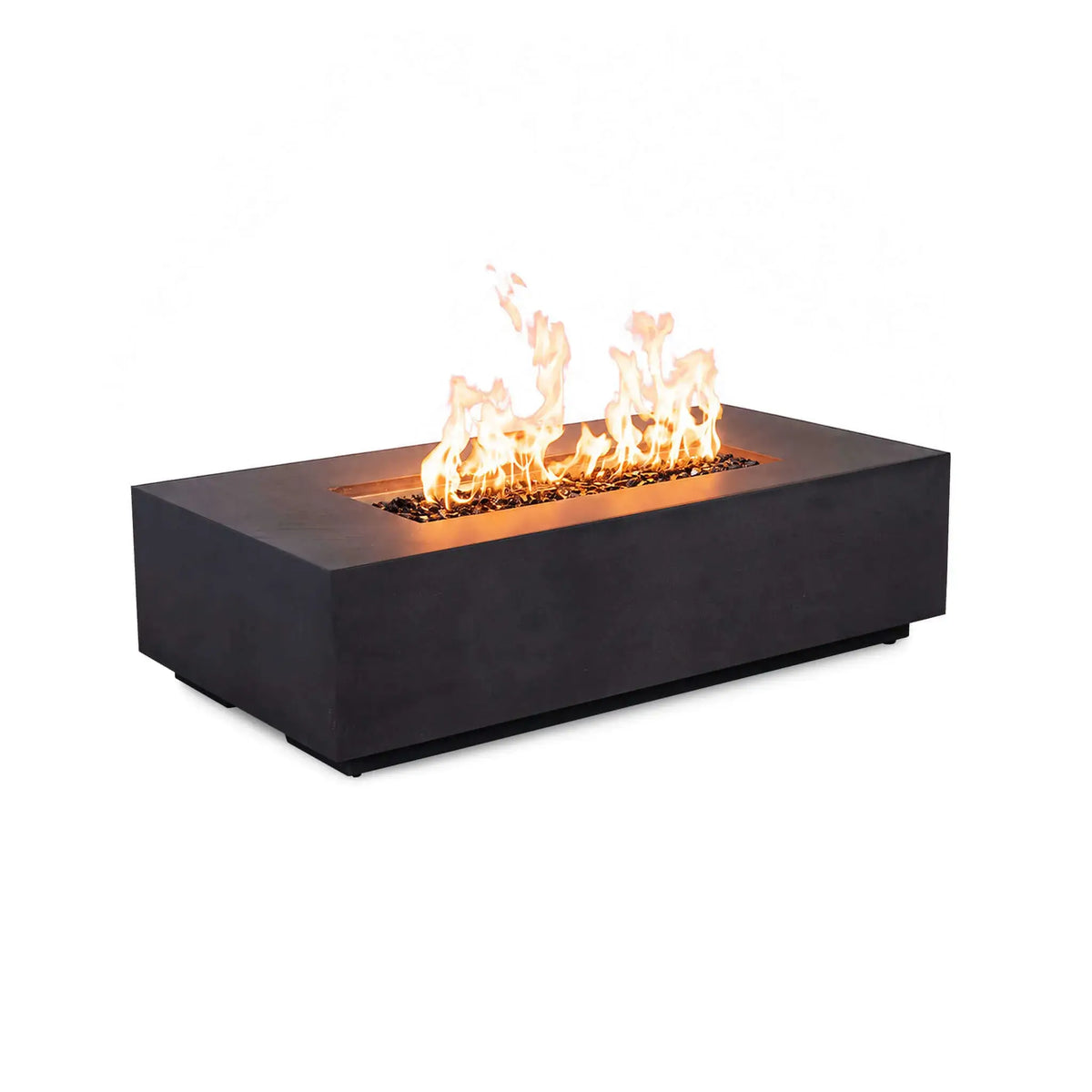 Flame Havens 56" x 30" Rectangle GFRC Concrete Natural Gas Fire Pit