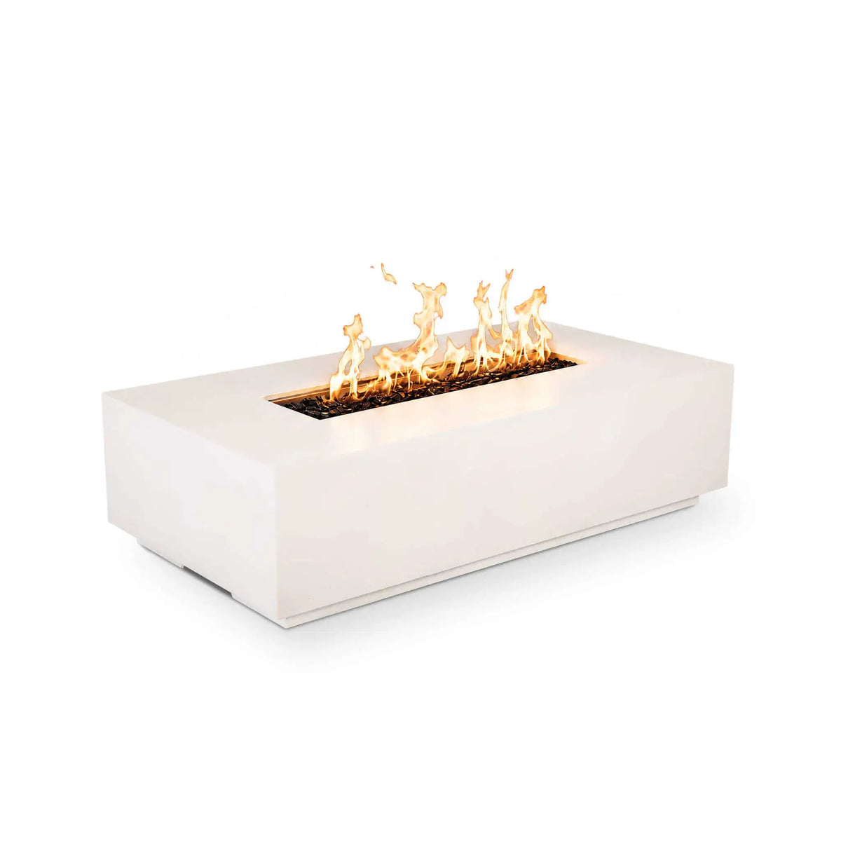 Flame Havens 56" x 30" Rectangle GFRC Concrete Natural Gas Fire Pit