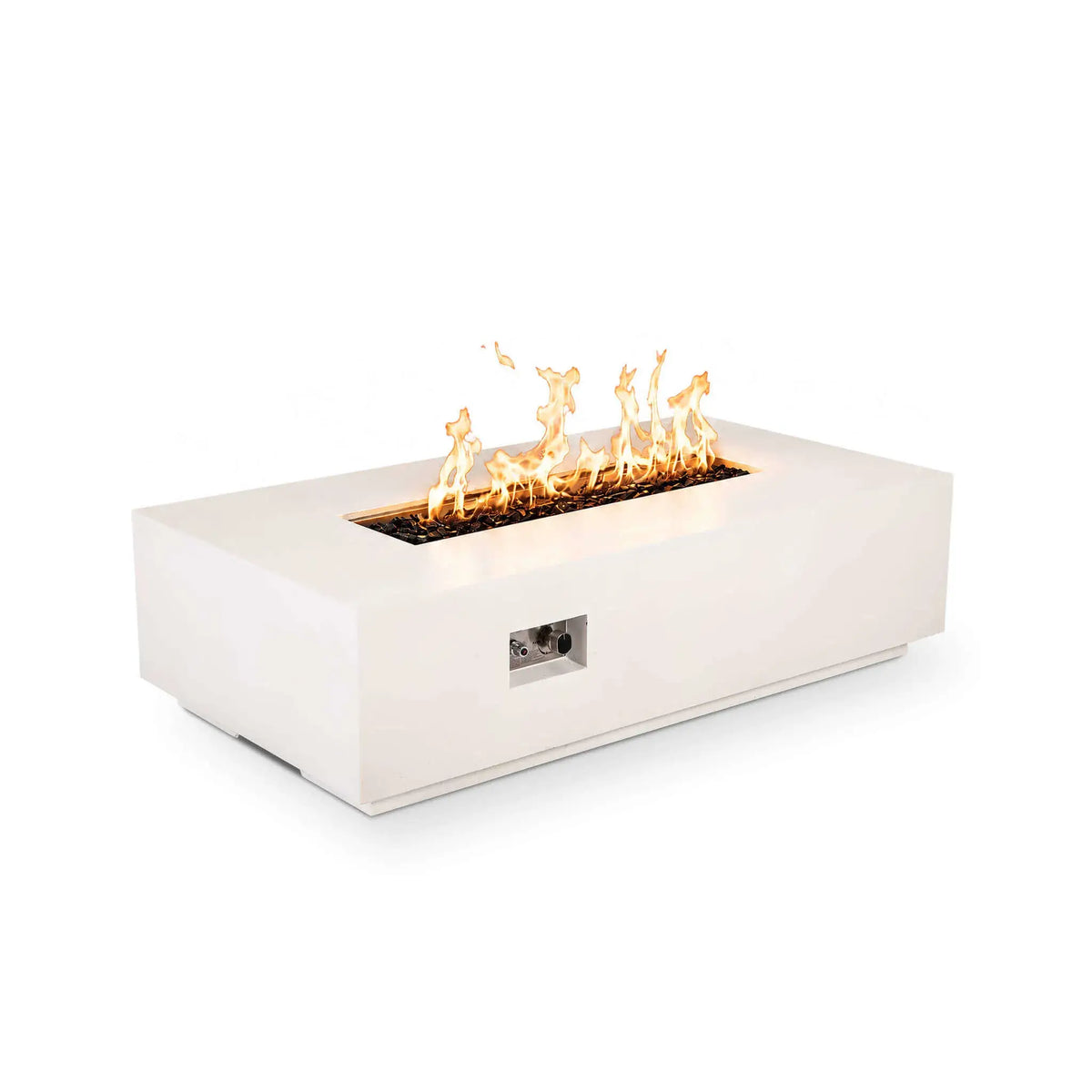 Flame Havens 56" x 30" Rectangle GFRC Concrete Natural Gas Fire Pit