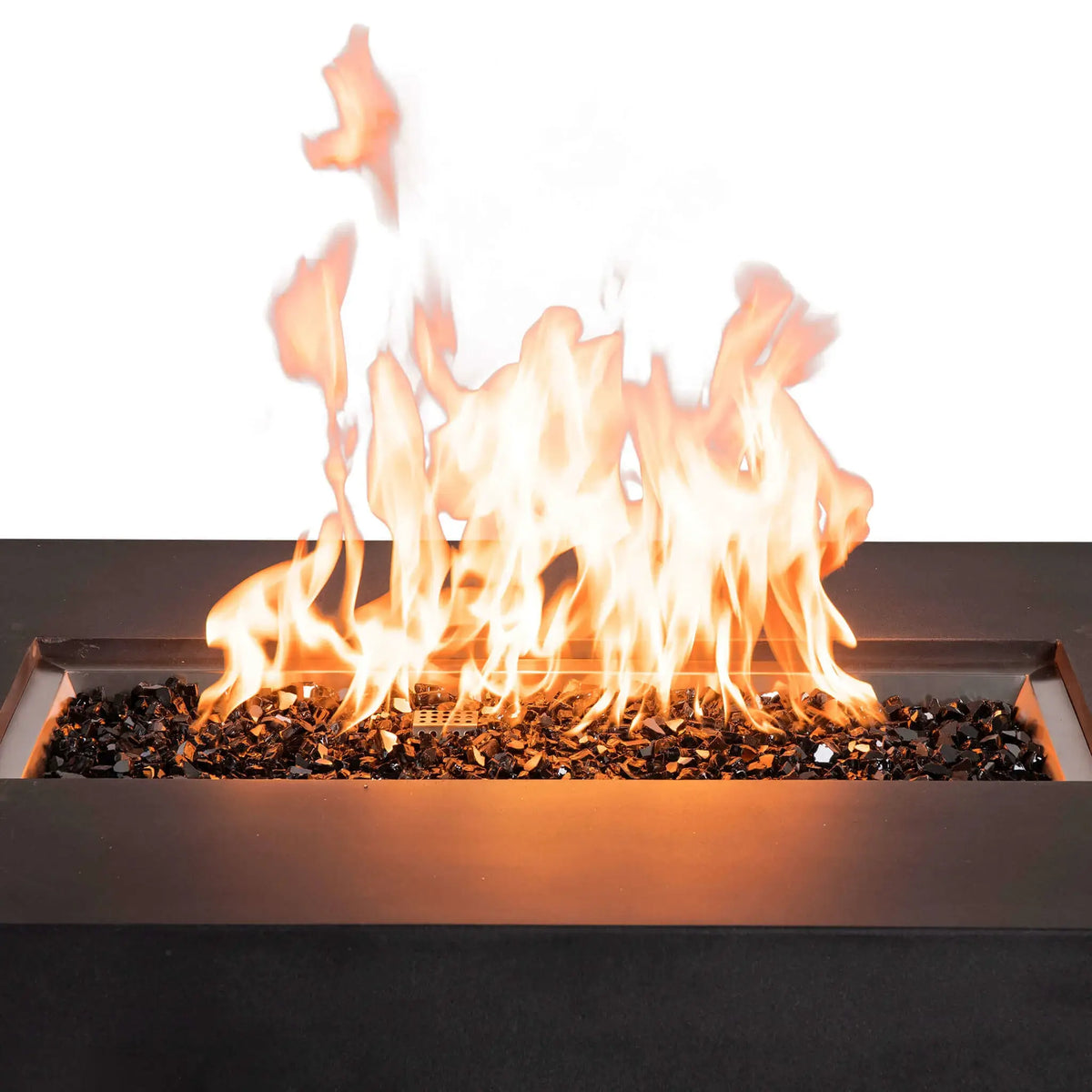 Flame Havens 56" x 30" Rectangle GFRC Concrete Natural Gas Fire Pit