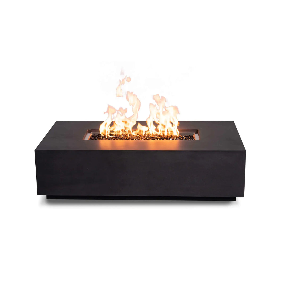 Flame Havens 56" x 30" Rectangle GFRC Concrete Natural Gas Fire Pit