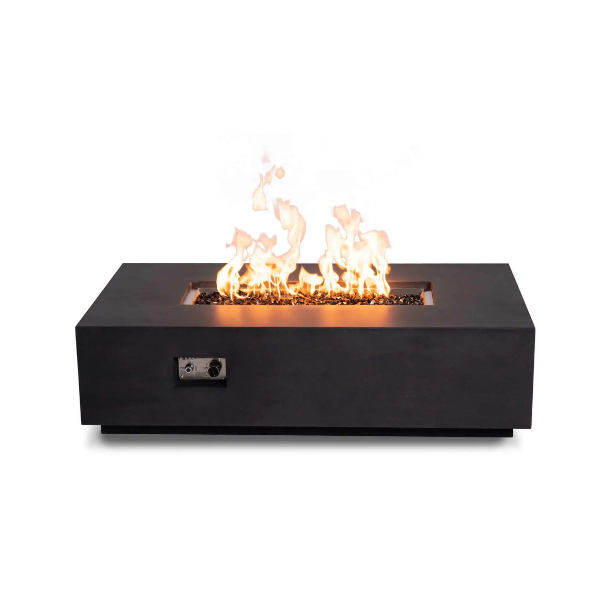 Flame Havens 56" x 30" Rectangle GFRC Concrete Natural Gas Fire Pit
