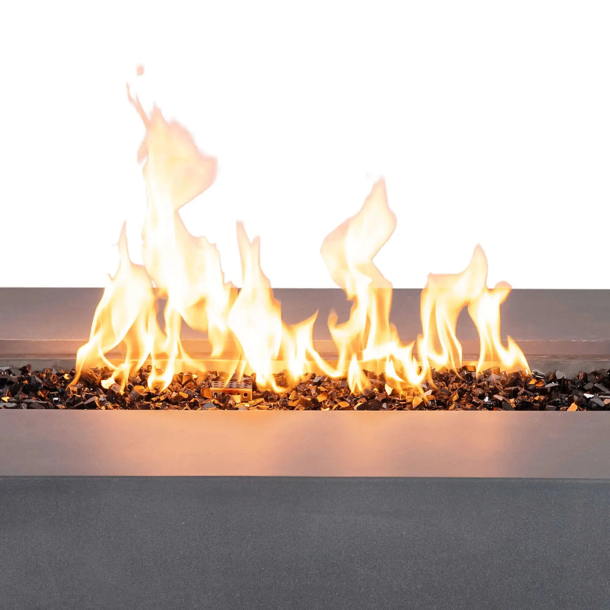 Flame Havens 56" x 30" Rectangle GFRC Concrete Natural Gas Fire Pit