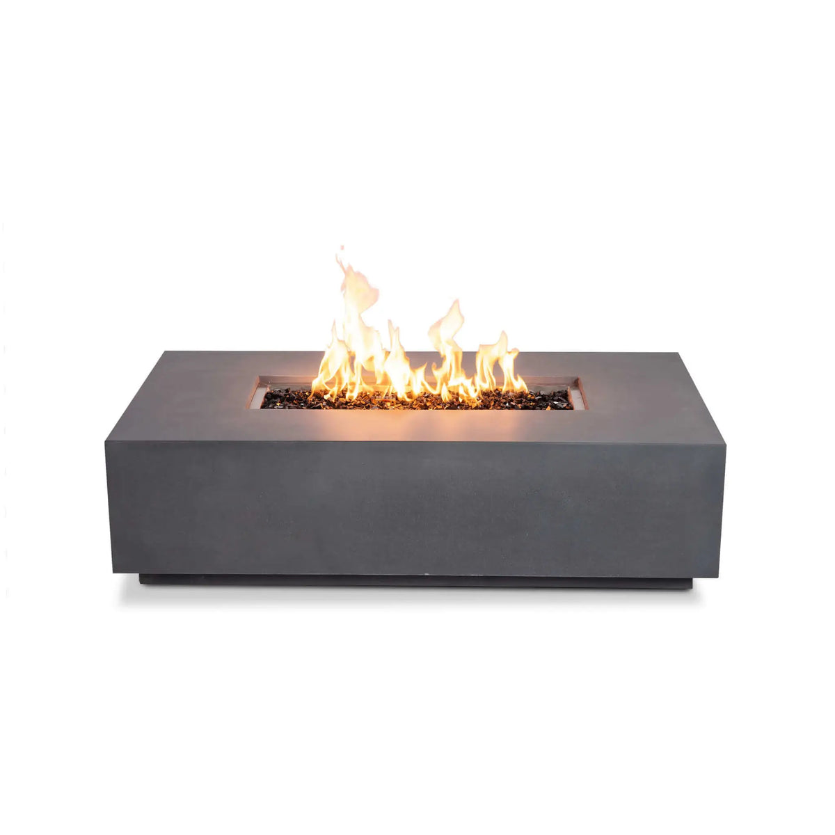 Flame Havens 56" x 30" Rectangle GFRC Concrete Natural Gas Fire Pit