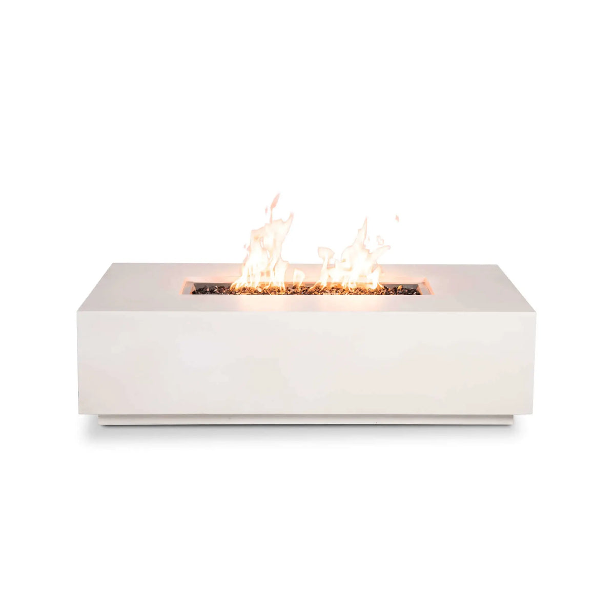 Flame Havens 56" x 30" Rectangle GFRC Concrete Natural Gas Fire Pit