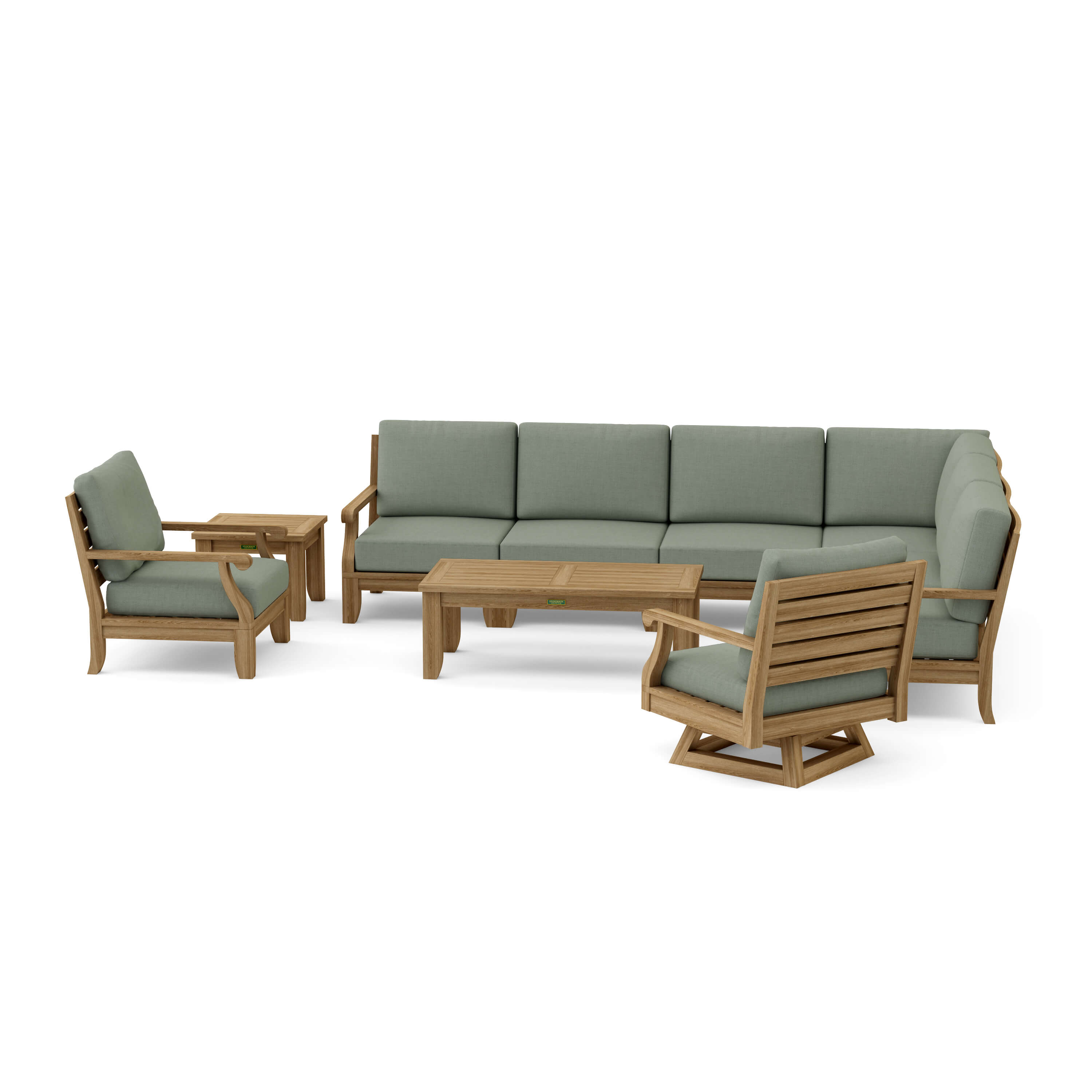 Anderson Teak RIVIERA MODULAR DEEP SEATING SET-98