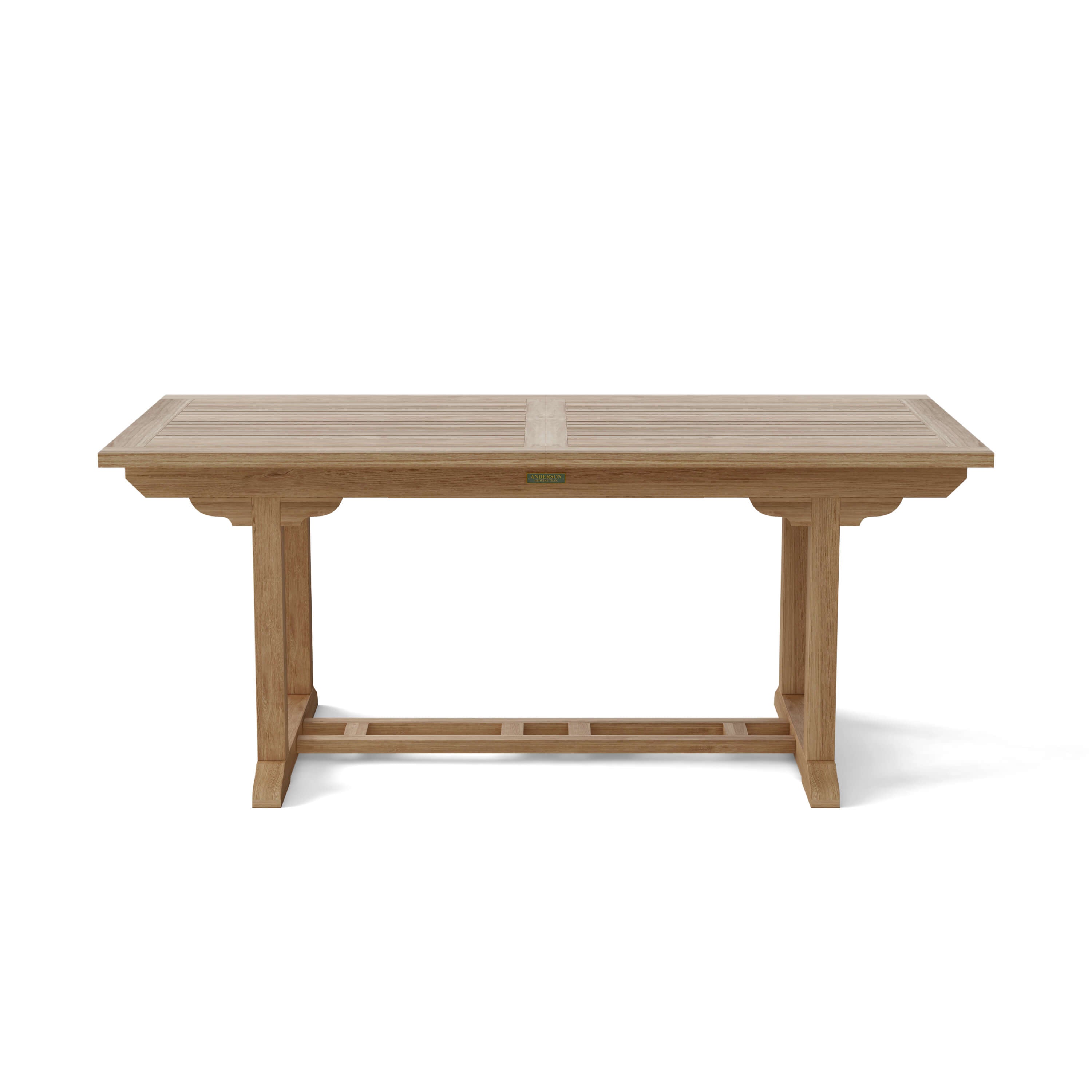 Anderson Teak Bahama 94″ Extension Dining Table – Teak Outdoor Patio Table