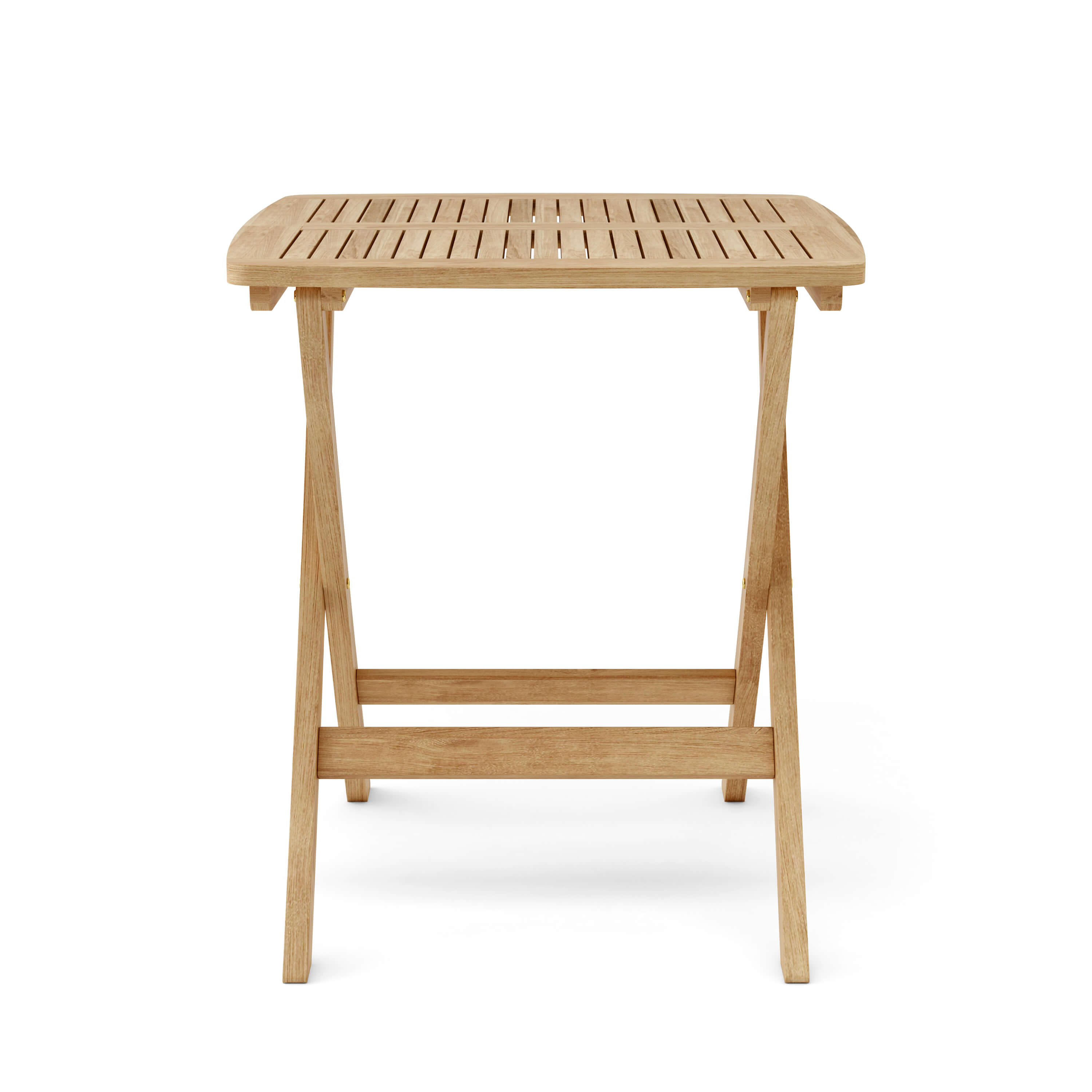 Anderson Teak Windsor 24″ Square Picnic Folding Table – Solid Teak Outdoor Patio Table