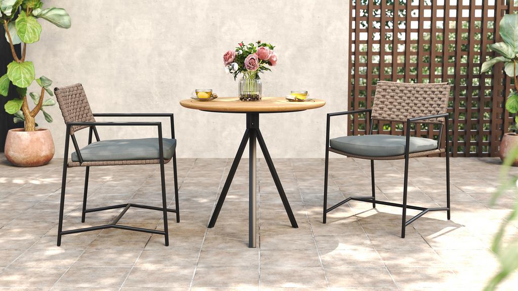 Golyam Round Bistro Table - Ambiance Image~~