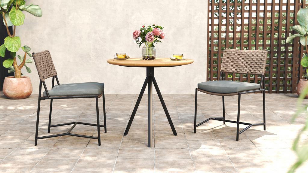 Golyam Round Bistro Table - Ambiance Image~~