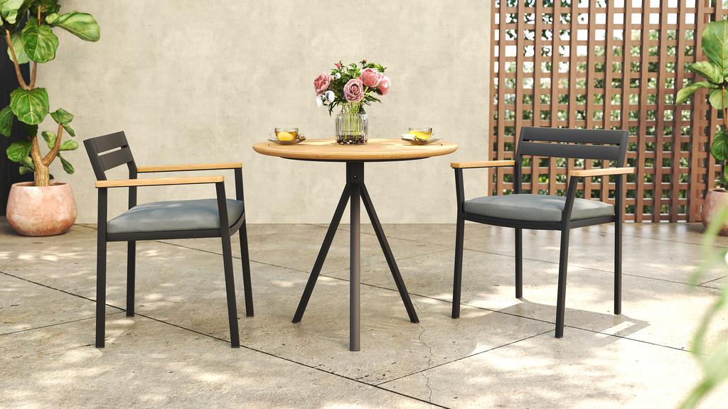 Golyam Round Bistro Table - Ambiance Image~~